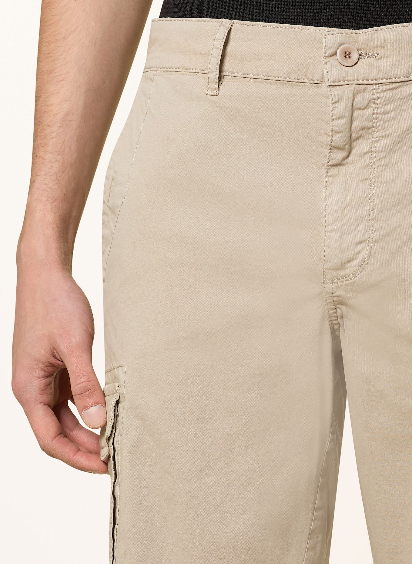 BRAX Szorty bojówki BRAZIL regular fit: BEŻOWY