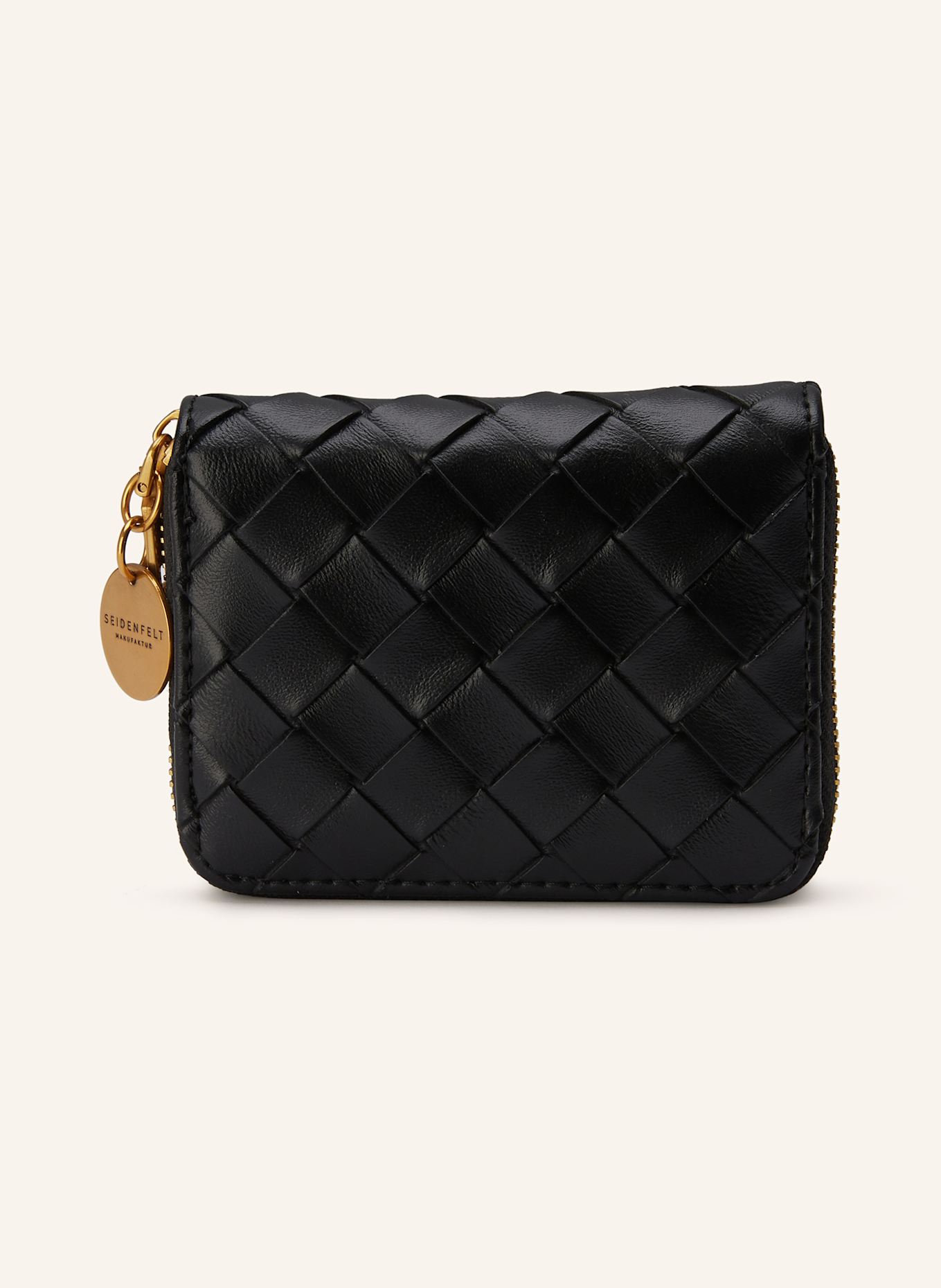 SEIDENFELT Peněženka YLVA: ČERNÁ