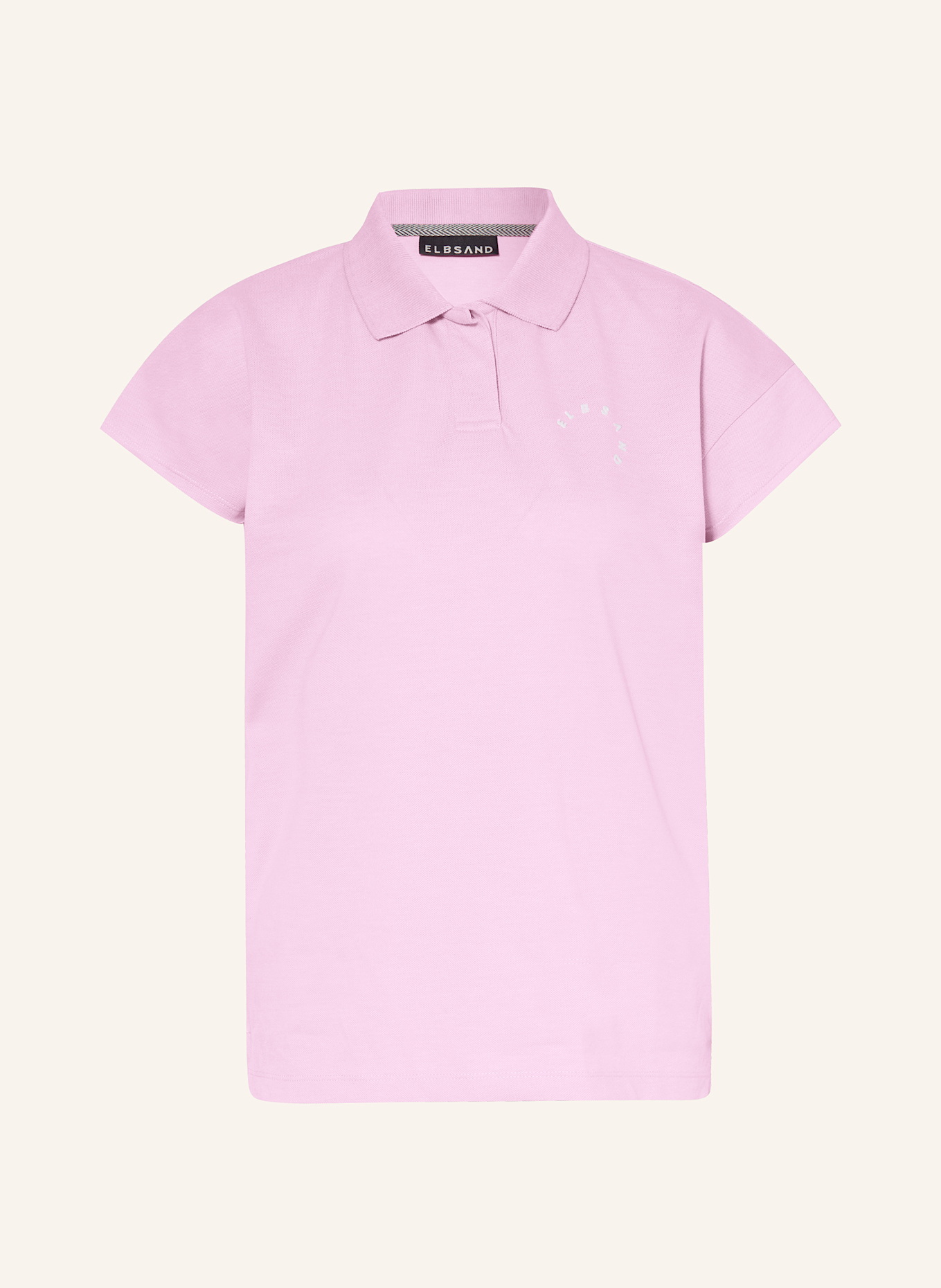 ELBSAND Piqué-Poloshirt: ROSA