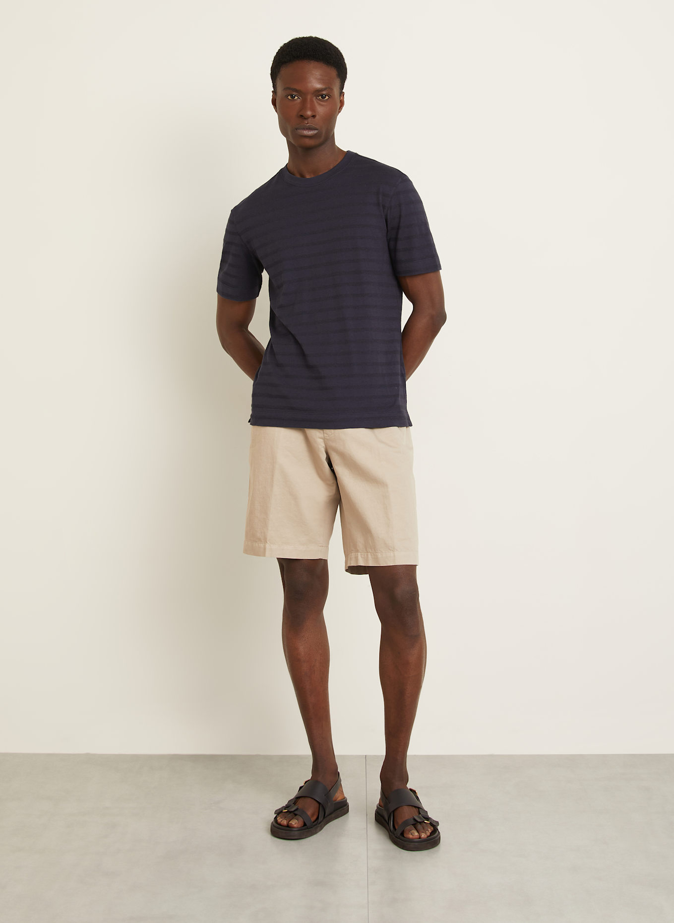 ZEGNA T-shirt: BLEU FONCÉ