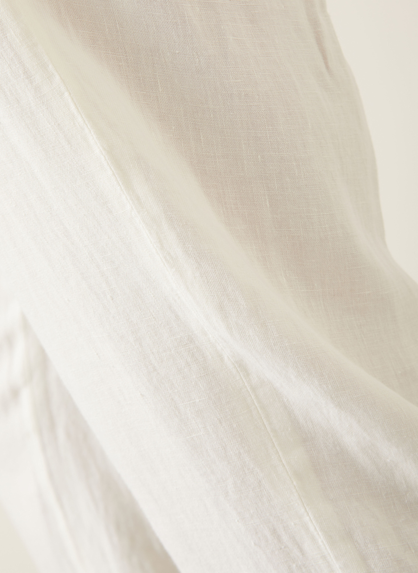 ZEGNA Pantalon en lin coupe extra slim: BLANC