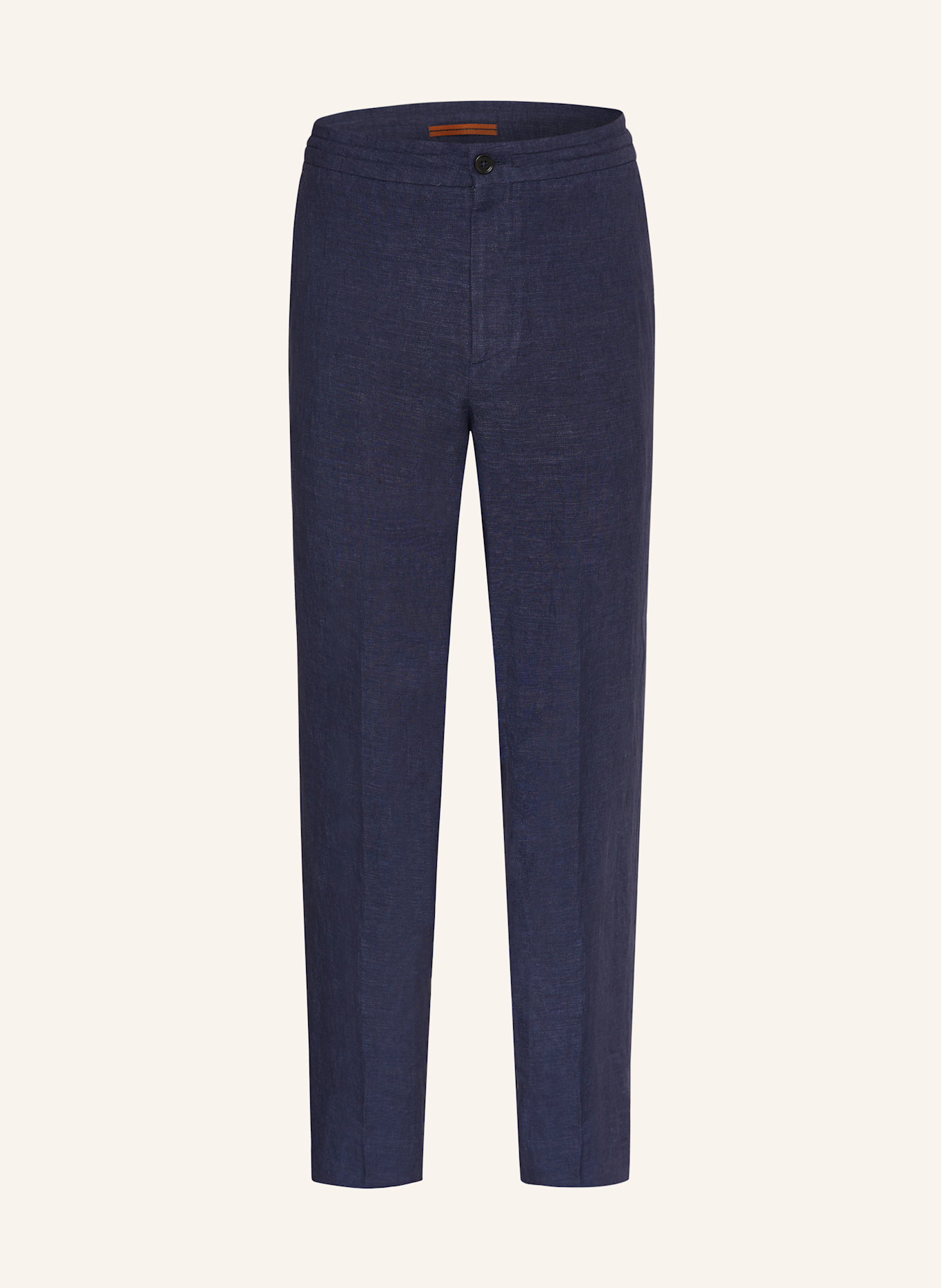 ZEGNA Pantalon en lin coupe extra slim: B09 NAVY