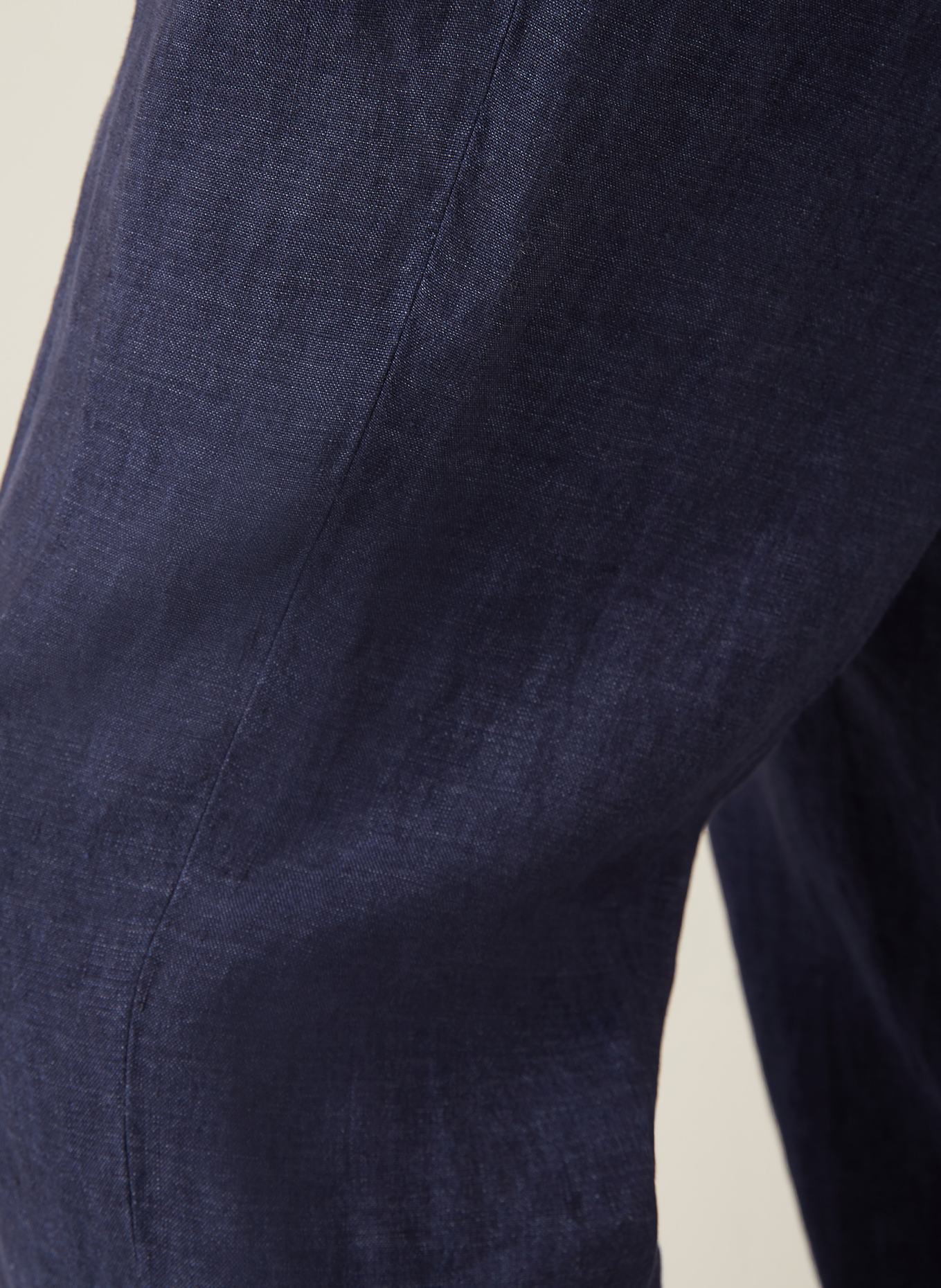 ZEGNA Pantalon en lin coupe extra slim: B09 NAVY