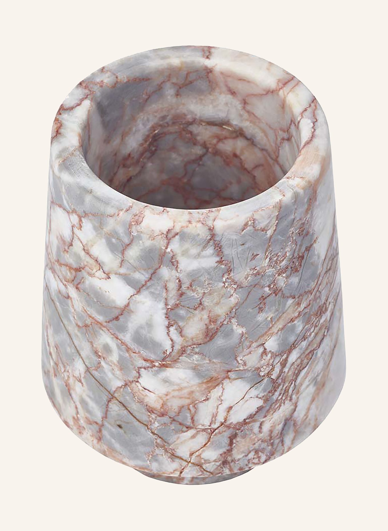 AQUANOVA Zahnputzbecher ORION: ROSA / GRAU / WEISS