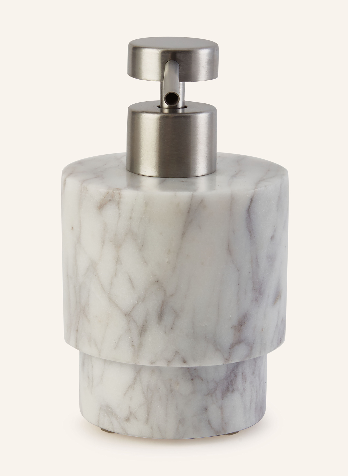 AQUANOVA Seifenspender PORTO: WEISS / GRAU