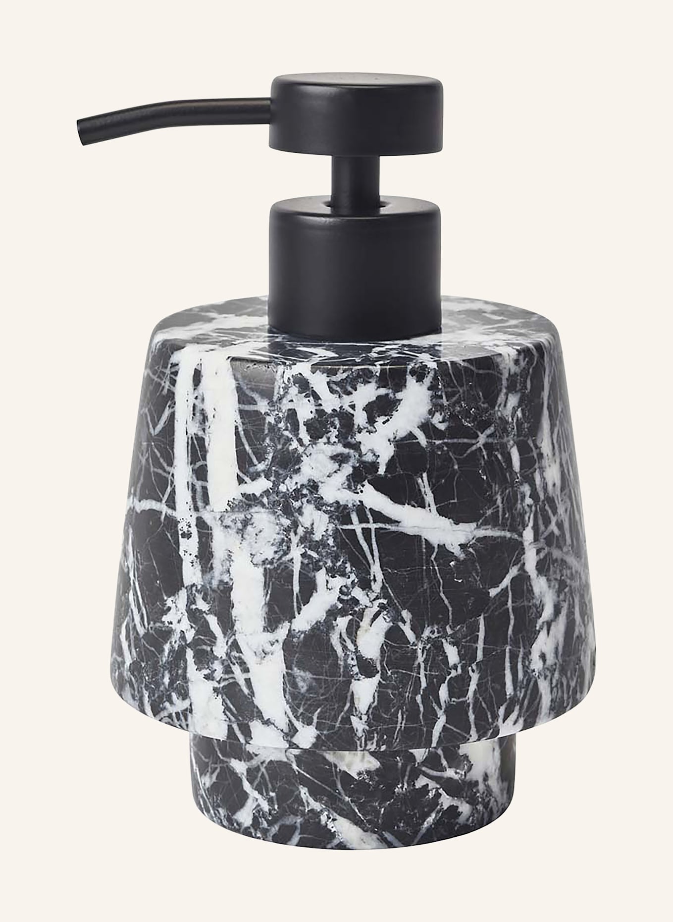 AQUANOVA Seifenspender ORION: SCHWARZ / WEISS