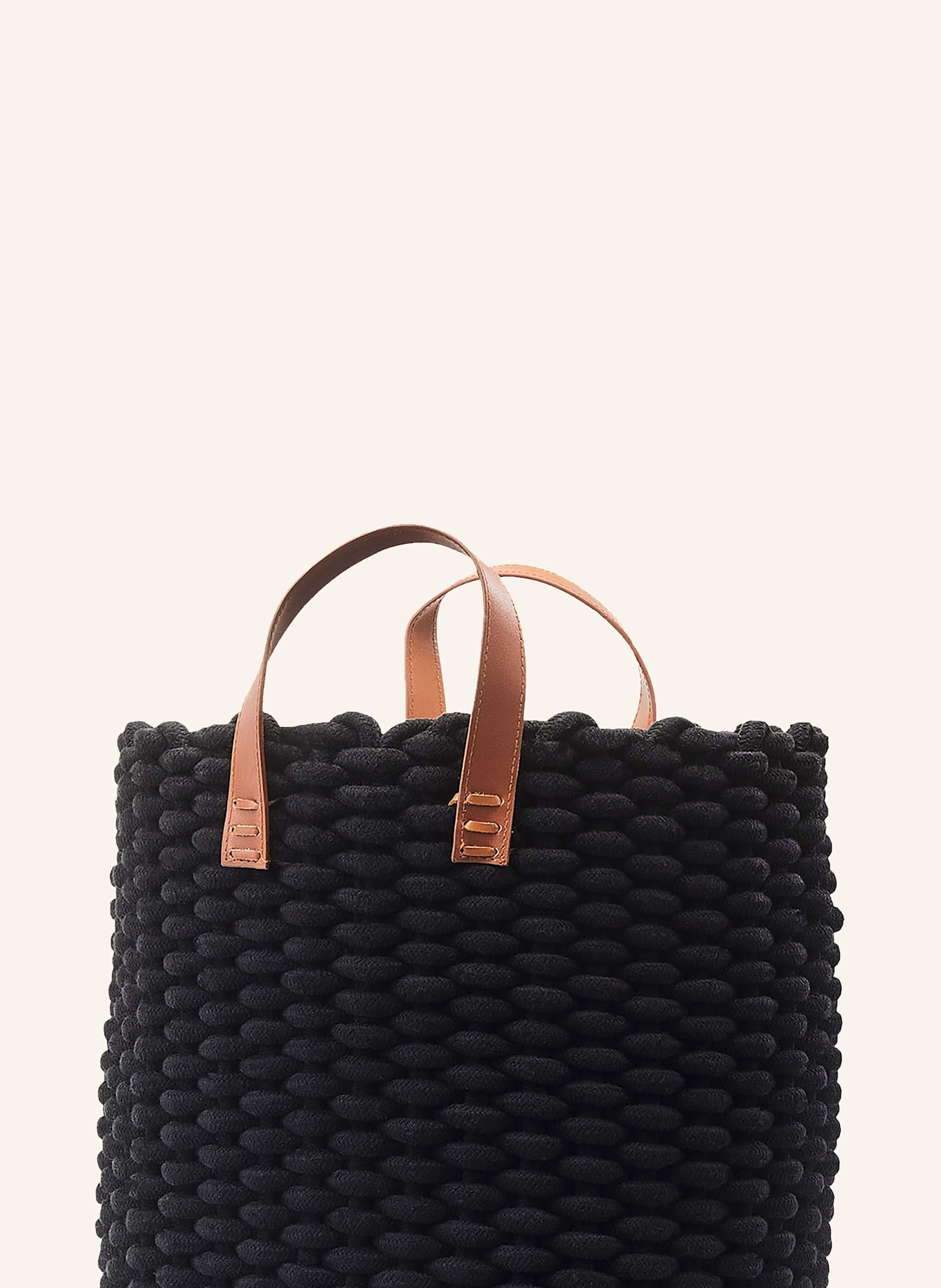 AQUANOVA Wäschekorb RUDON: SCHWARZ / BRAUN