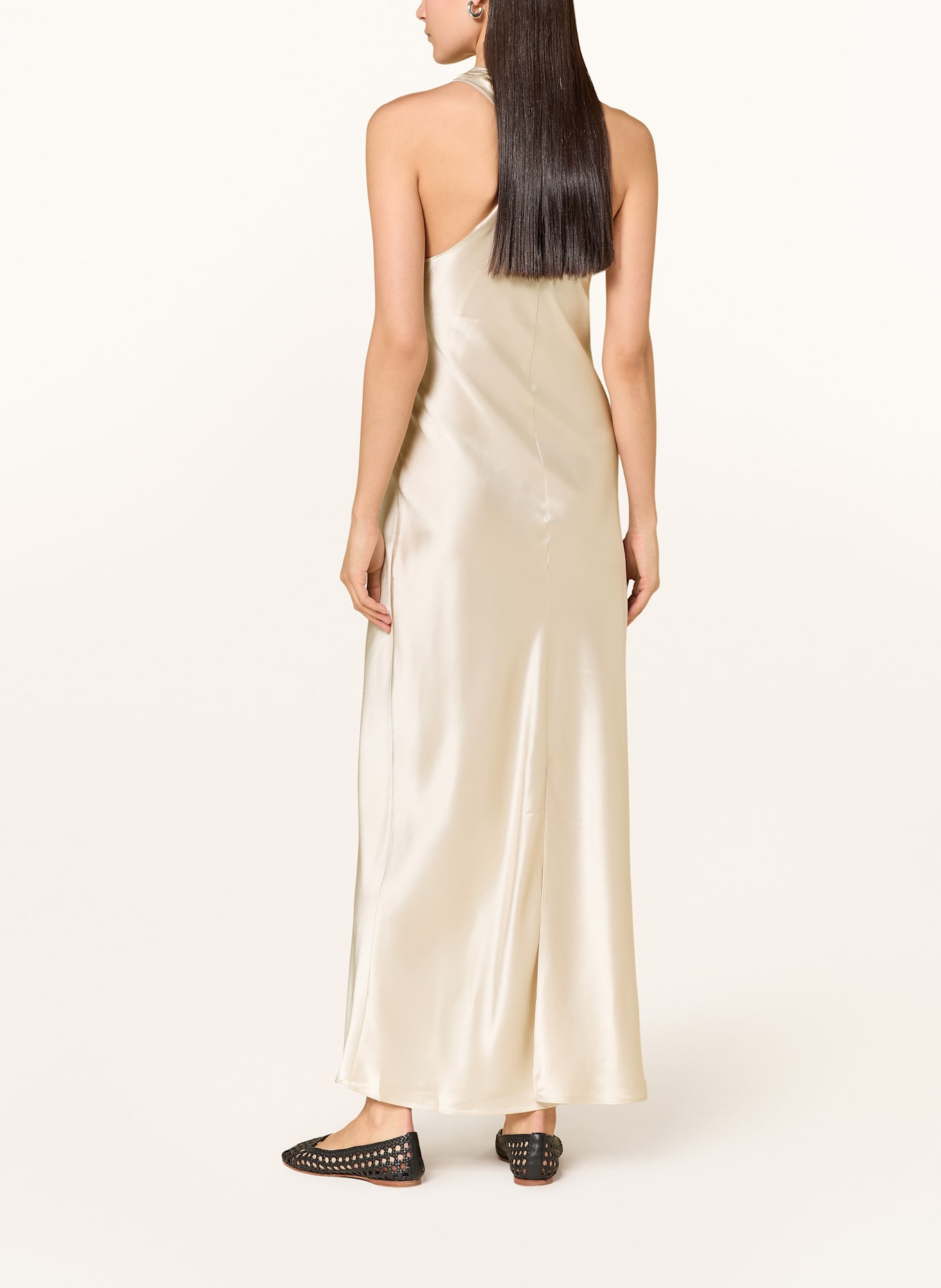 ALMADA LABEL Satinkleid ZILA: CREME