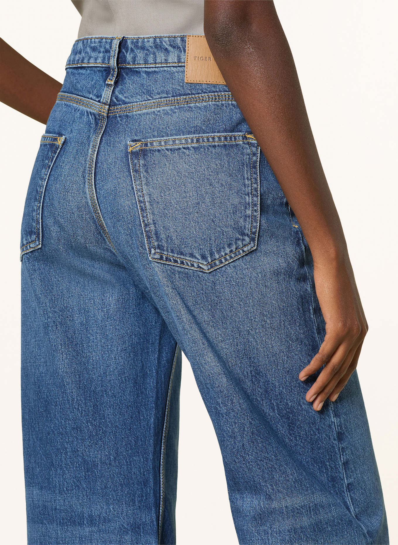 TIGER OF SWEDEN Wide Leg Jeans KINNE: 25D Royal Blue