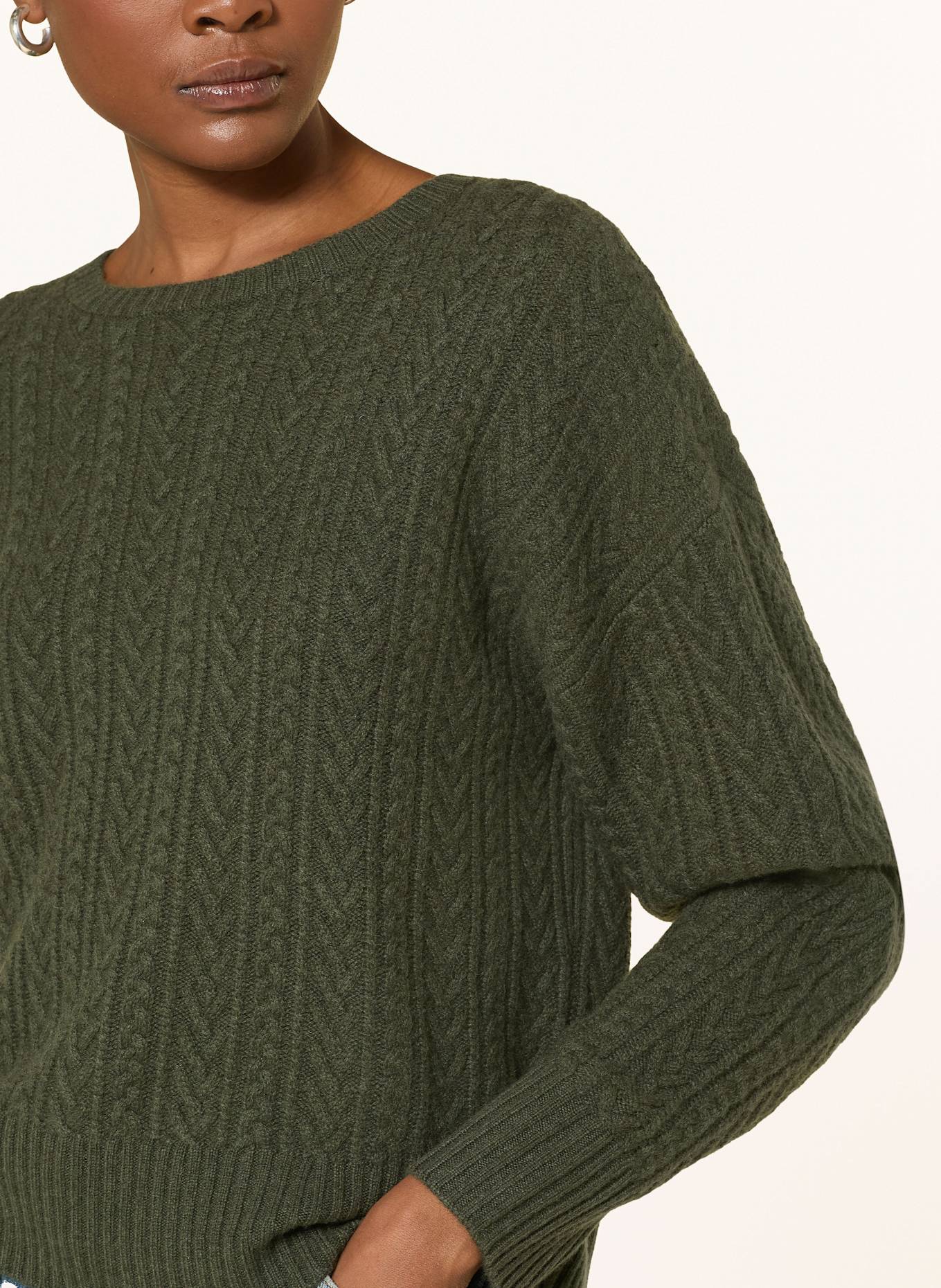 MRS & HUGS Pullover mit Cashmere: OLIV