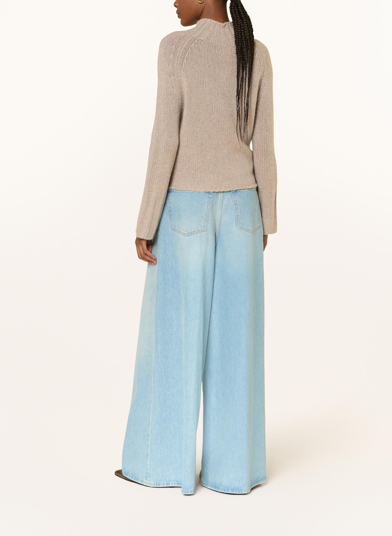 MRS & HUGS Cashmere-Pullover: TAUPE