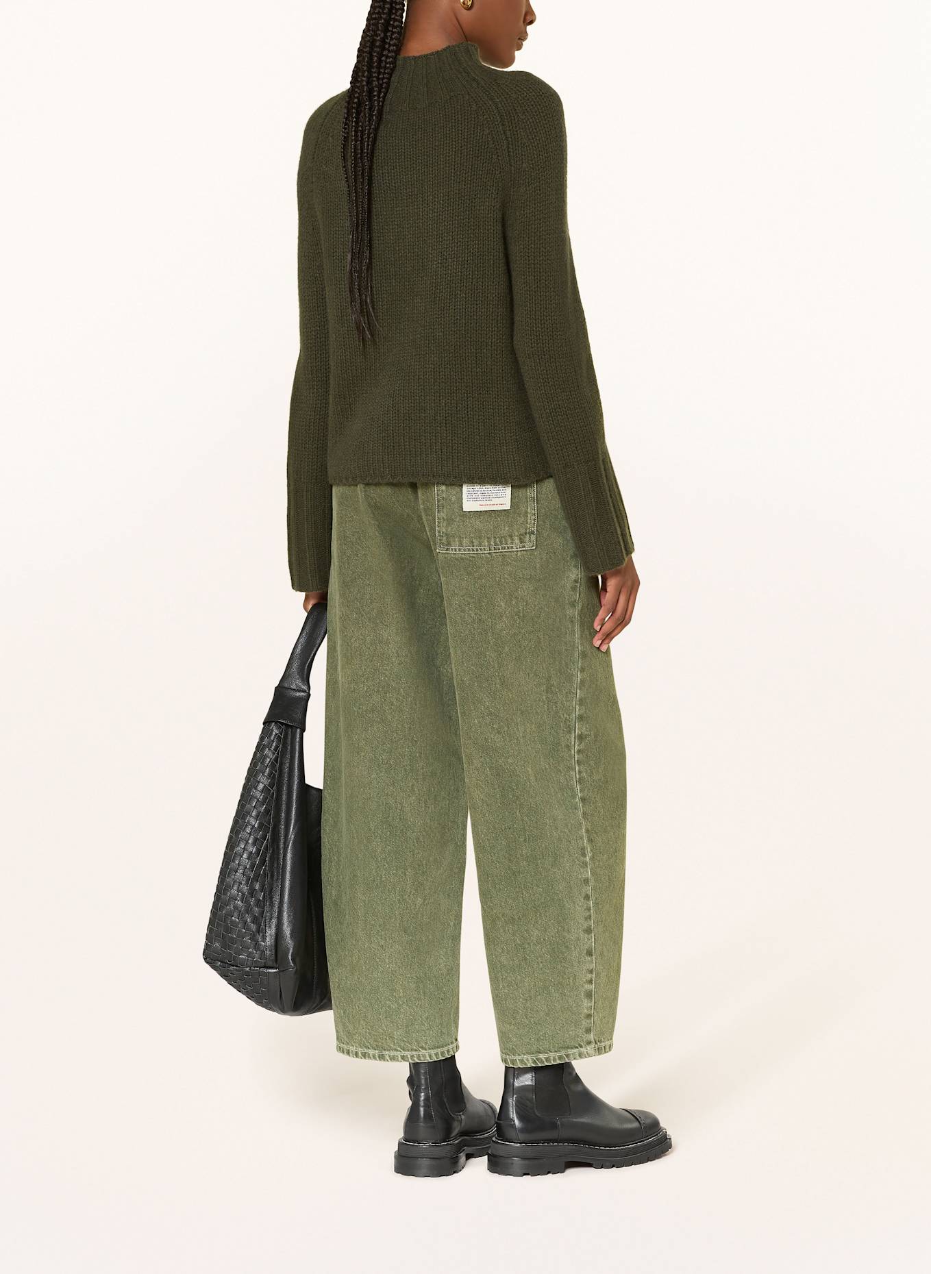 MRS & HUGS Cashmere-Pullover: OLIV