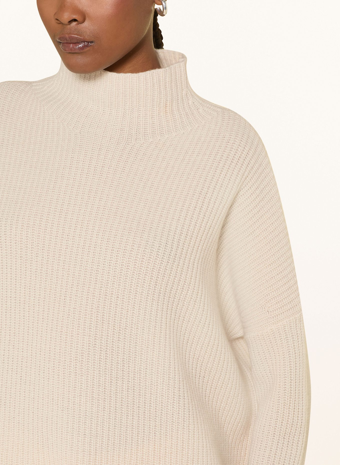 MRS & HUGS Pullover mit Cashmere: CREME