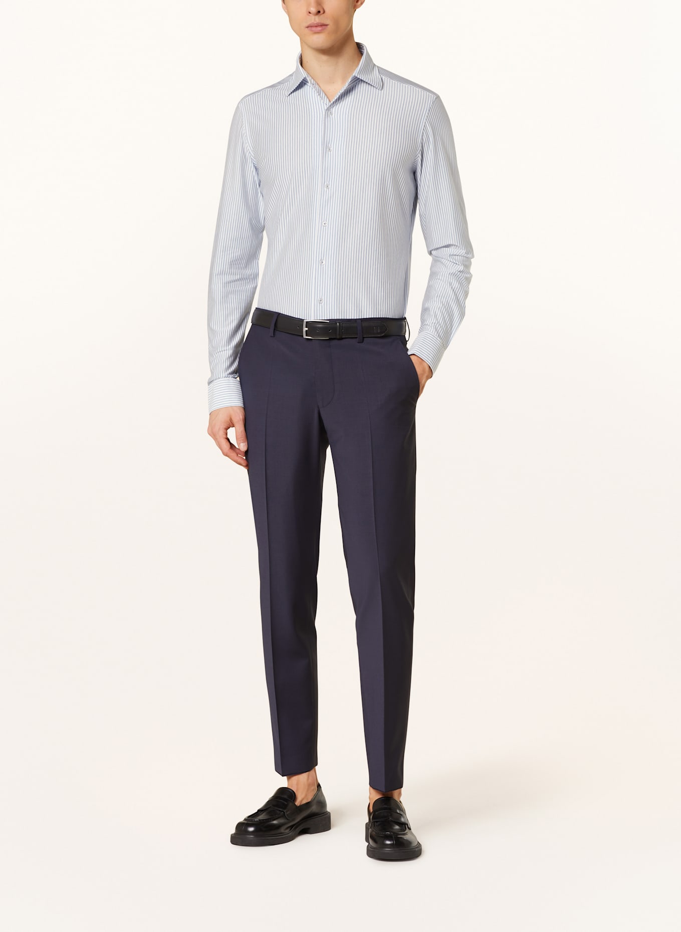 1863 by ETERNA Koszula slim fit: JASNONIEBIESKI/ BIAŁY