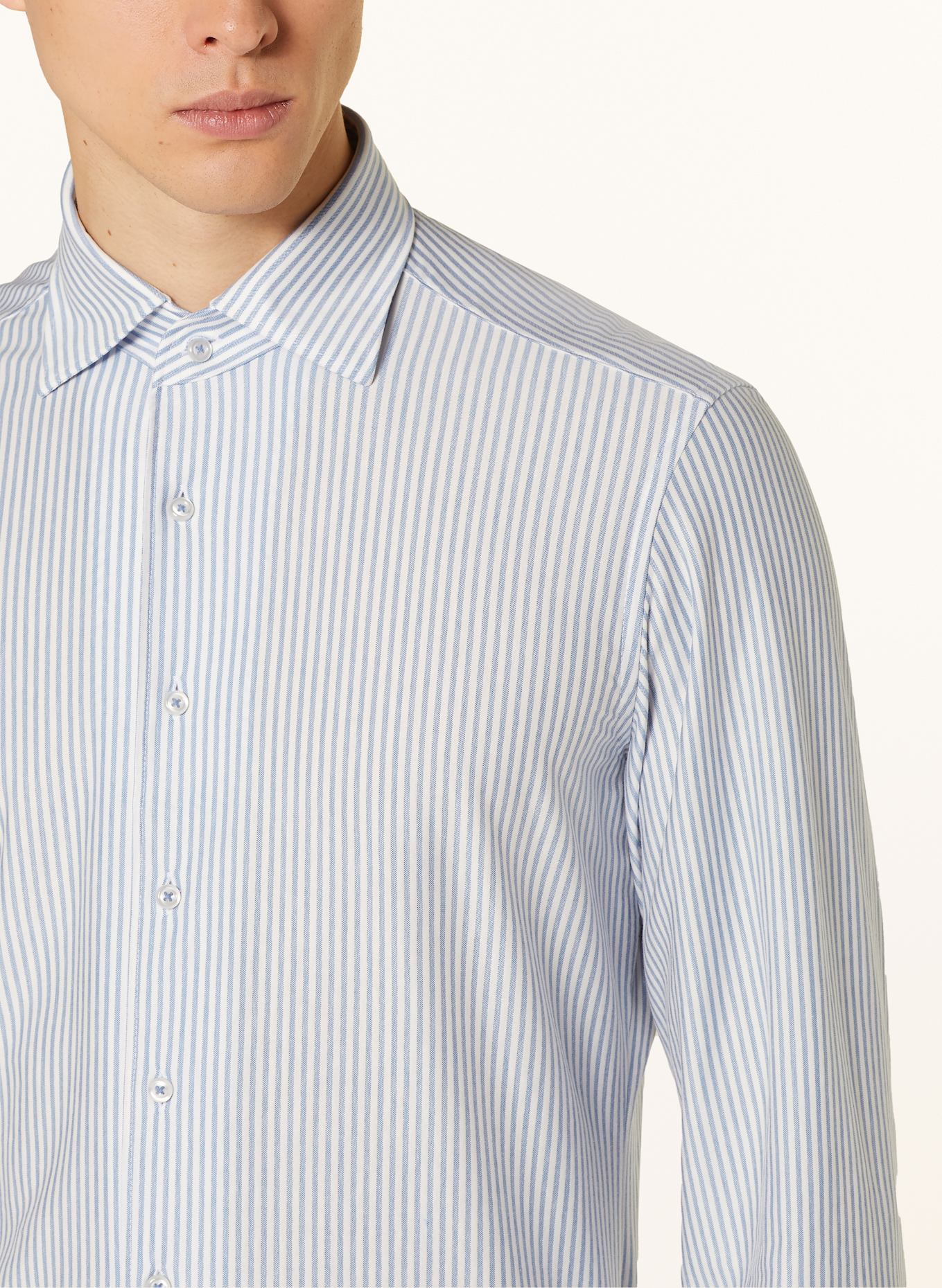 1863 by ETERNA Koszula slim fit: JASNONIEBIESKI/ BIAŁY