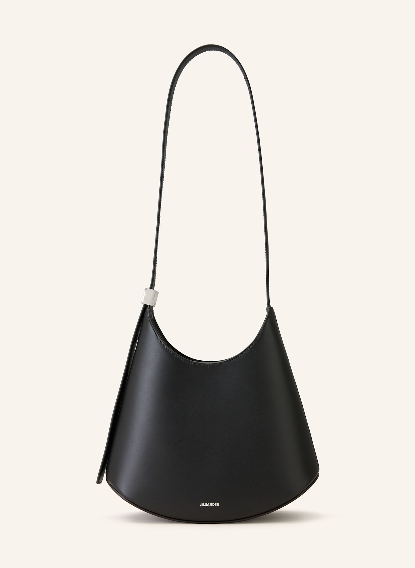 JIL SANDER Schultertasche ELDORADO SMALL: SCHWARZ