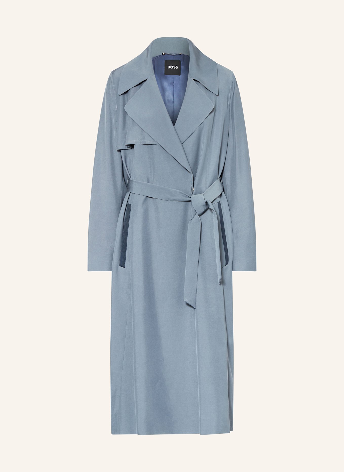 BOSS Trenchcoat CALISSYA: BLAU