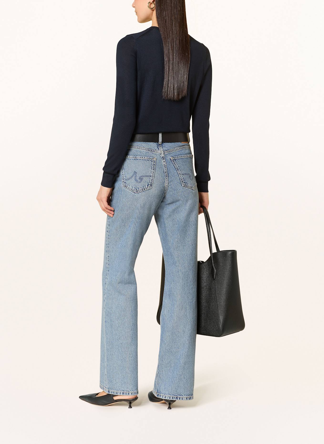 BOSS Pullover FERPINA: DUNKELBLAU