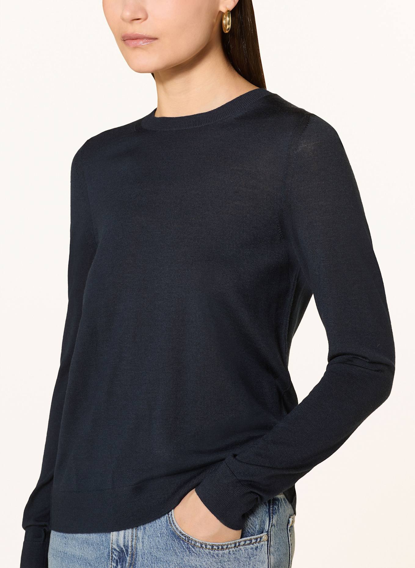 BOSS Pullover FERPINA: DUNKELBLAU