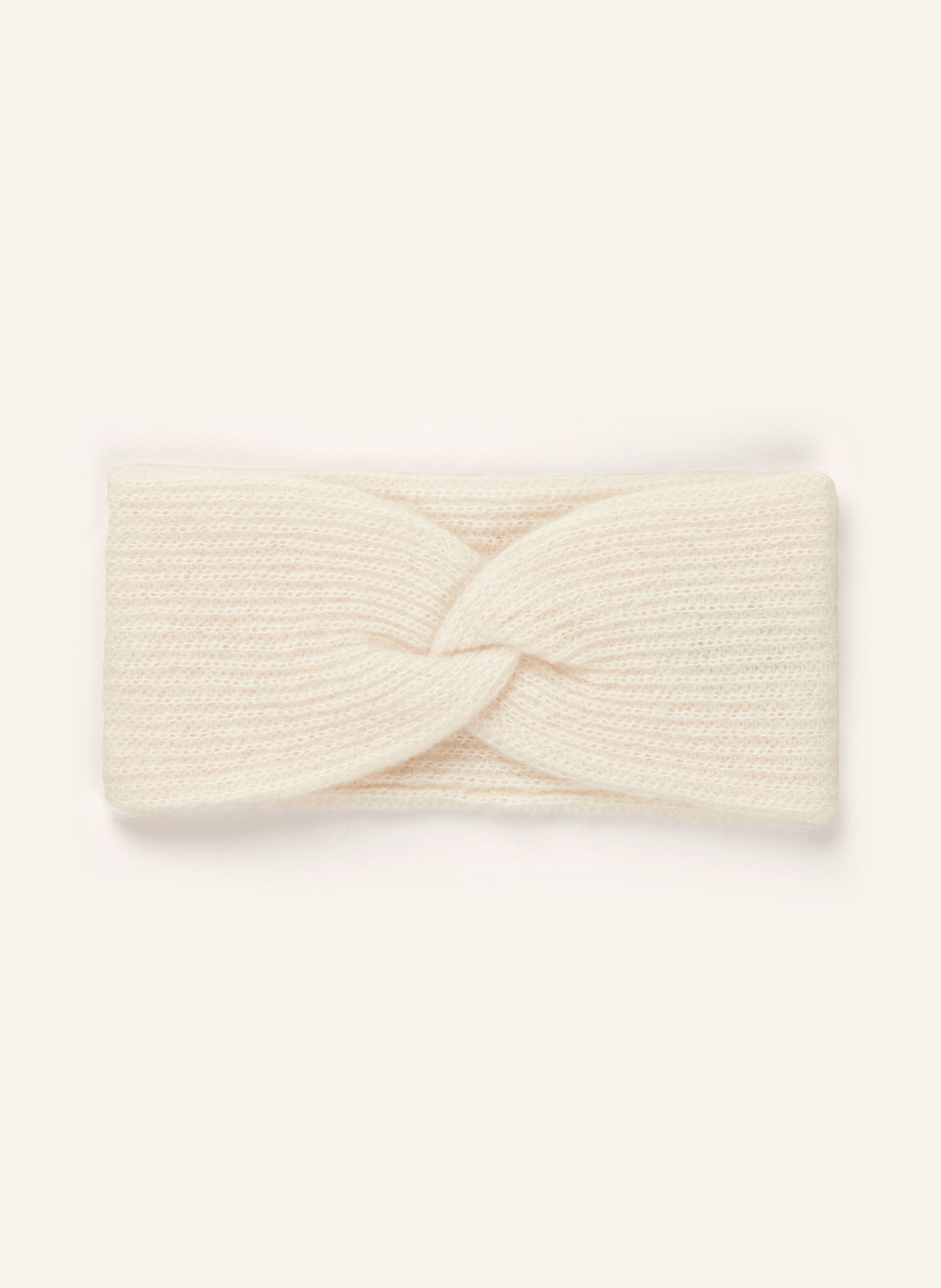 MRS & HUGS Stirnband aus Cashmere: CREME