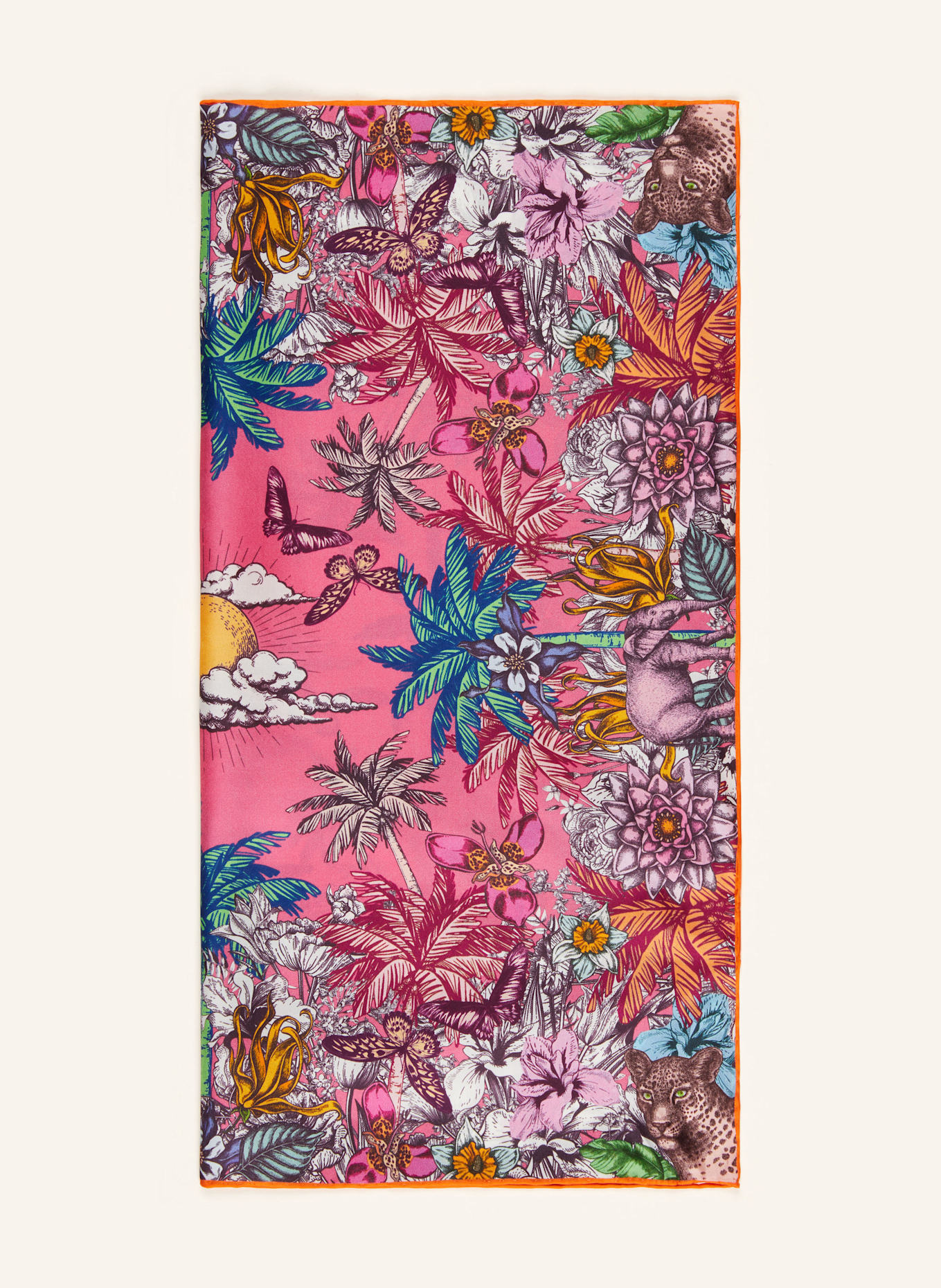 CODELLO Seidentuch NICKI: PINK / FUCHSIA / BLAU