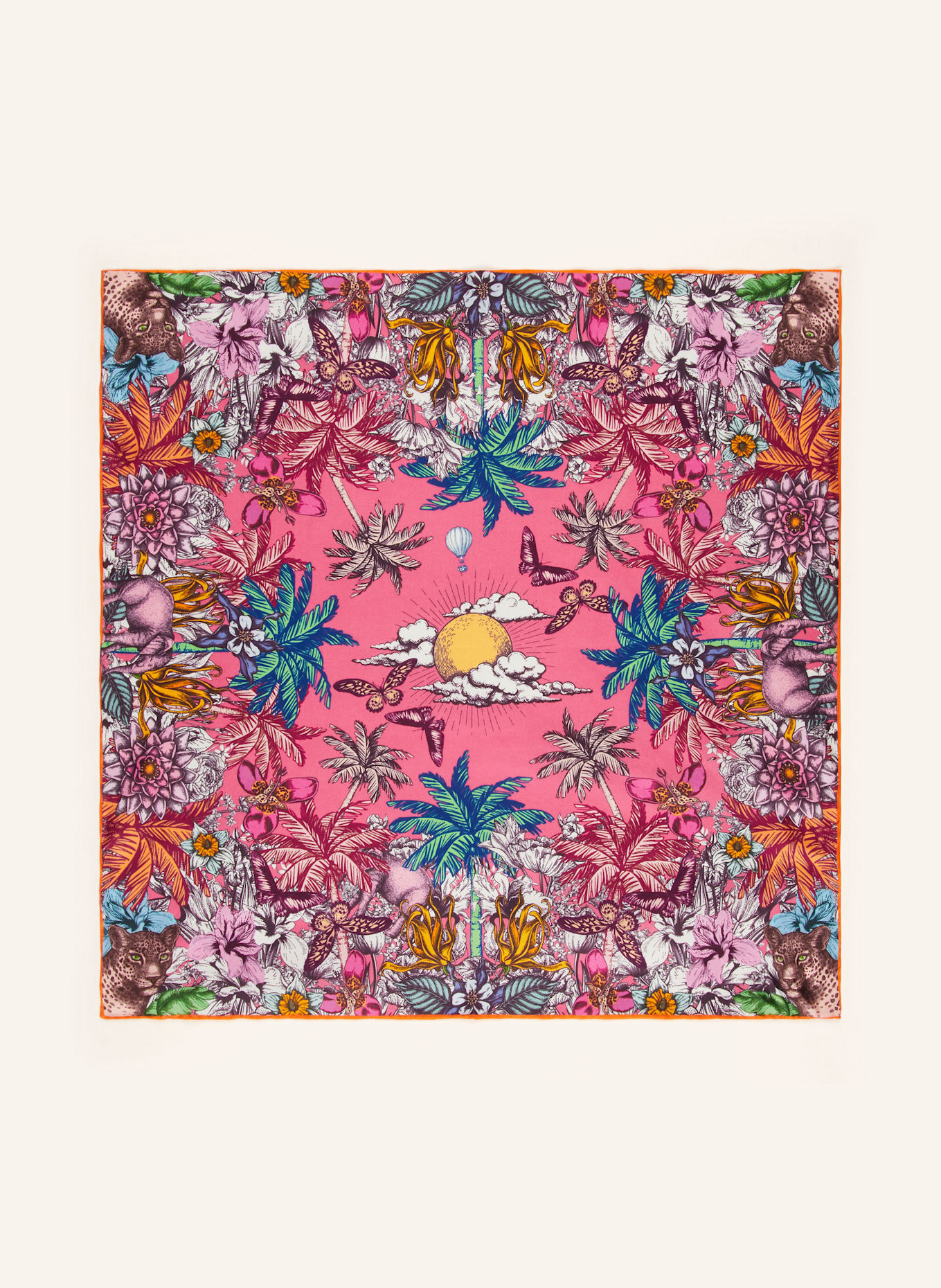 CODELLO Seidentuch NICKI: PINK / FUCHSIA / BLAU