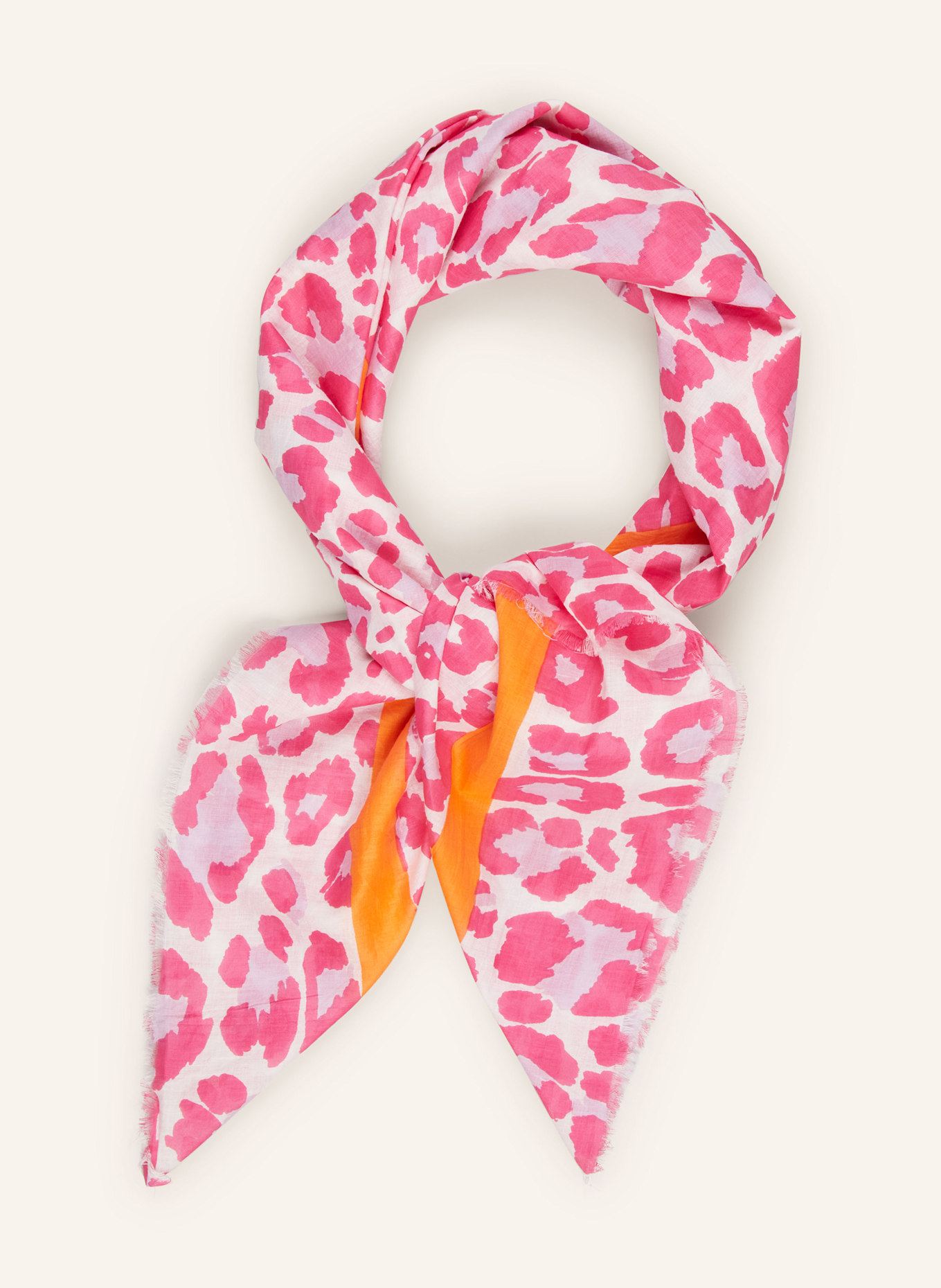 CODELLO Tuch: PINK / ECRU / ORANGE