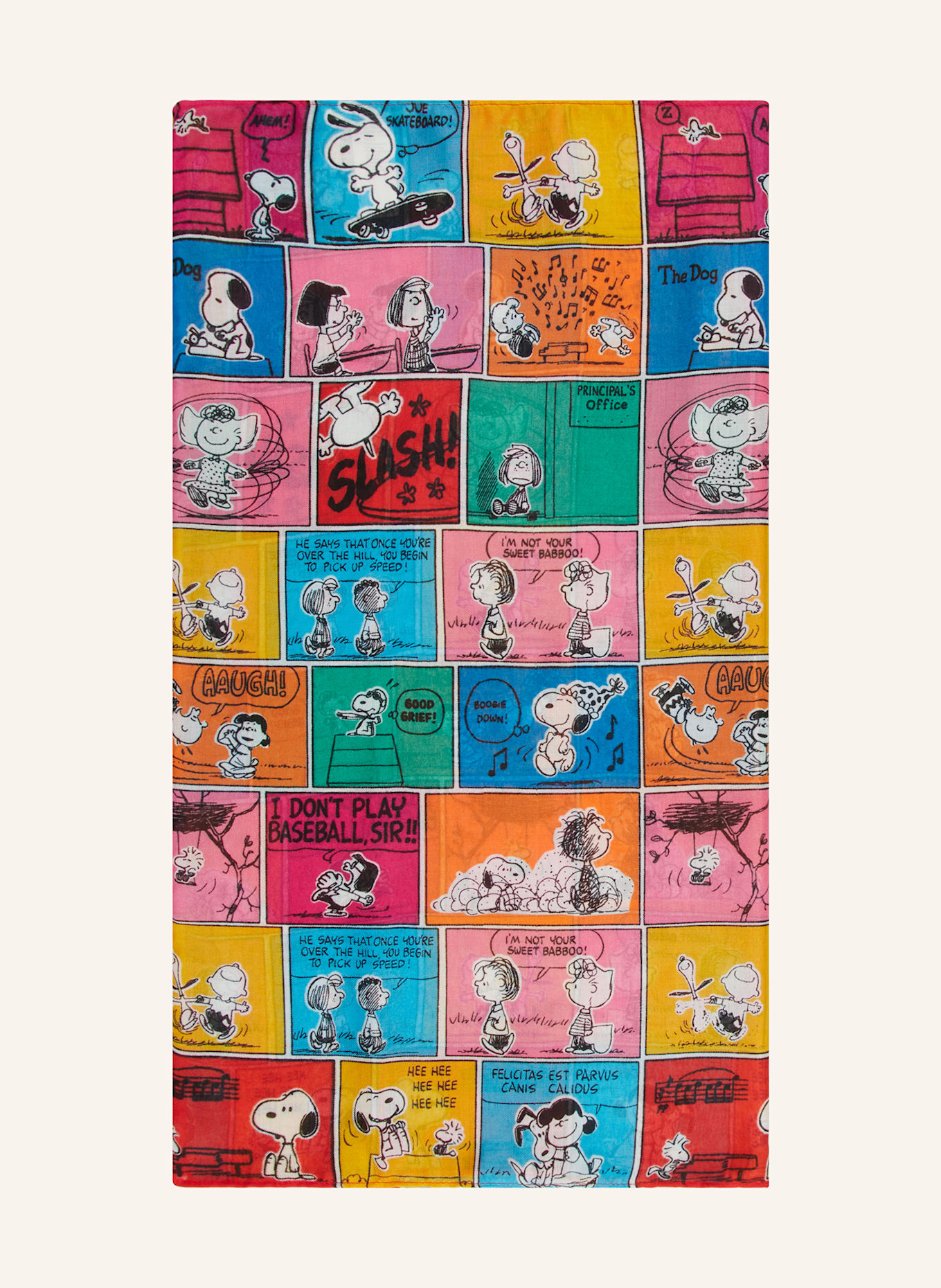 CODELLO Loop-Schal: PINK / ORANGE / GRÜN