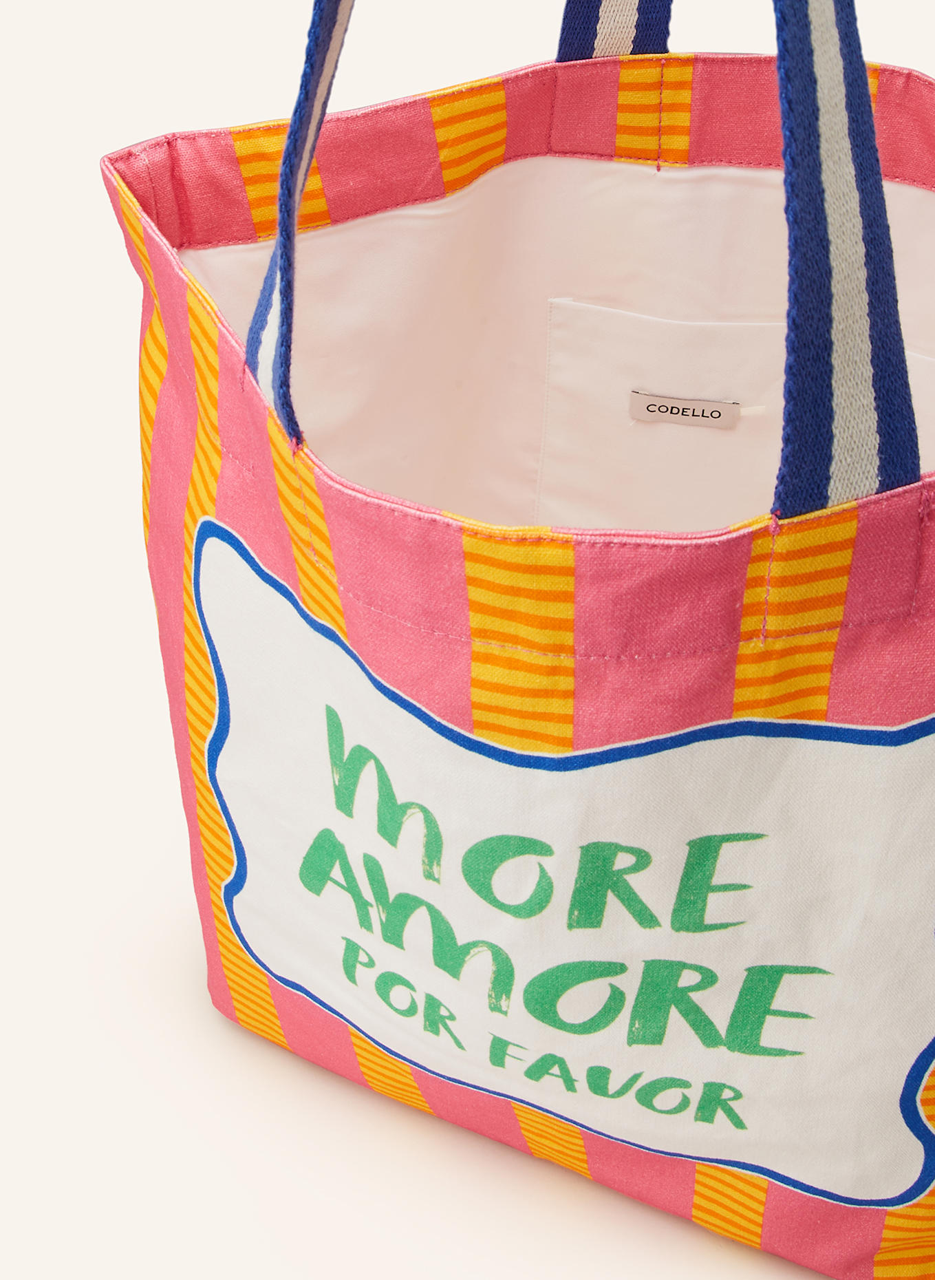 CODELLO Shopper: PINK / ORANGE / BLAU