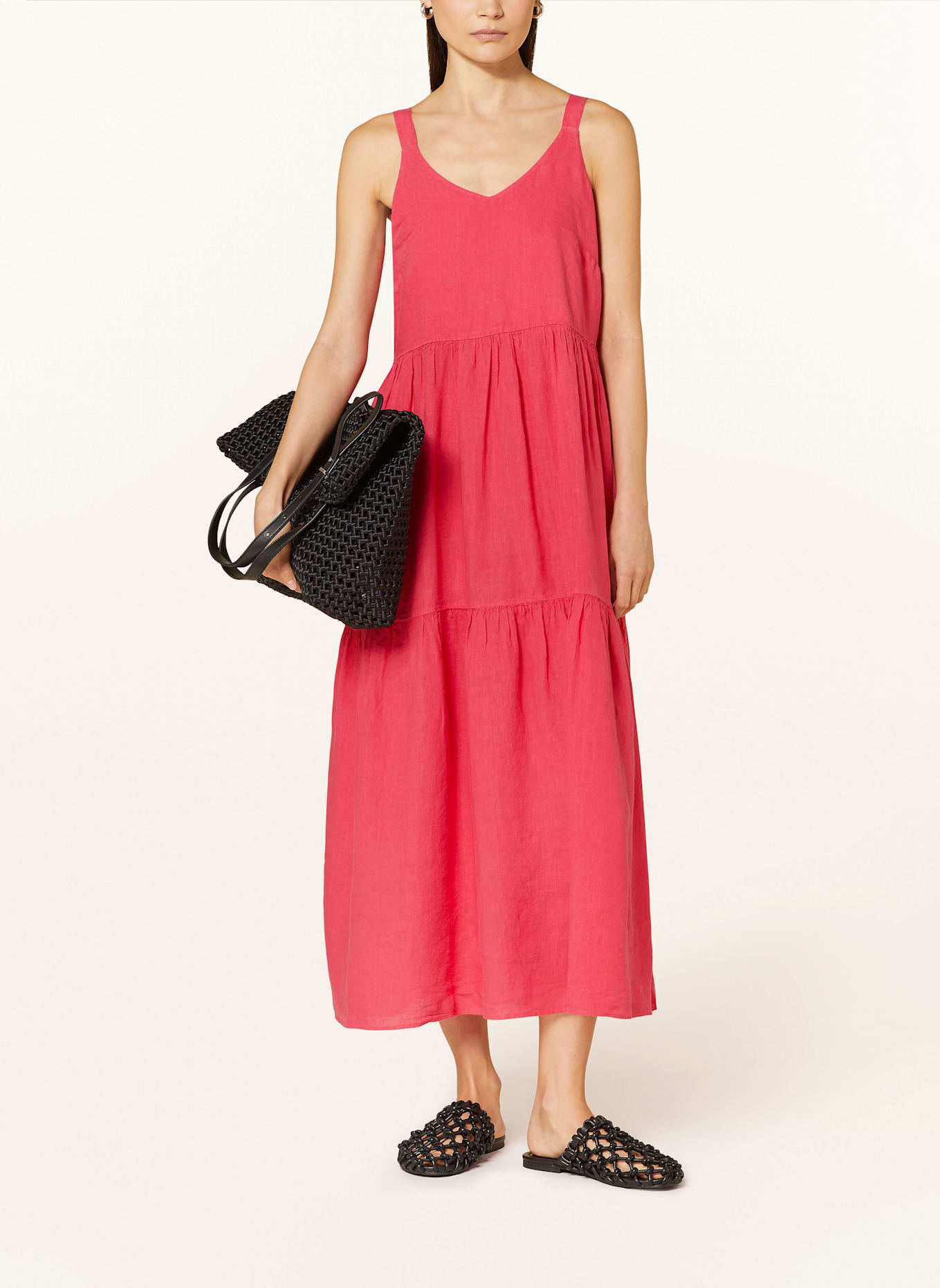 ROBERT FRIEDMAN Leinenkleid AMIRA: PINK