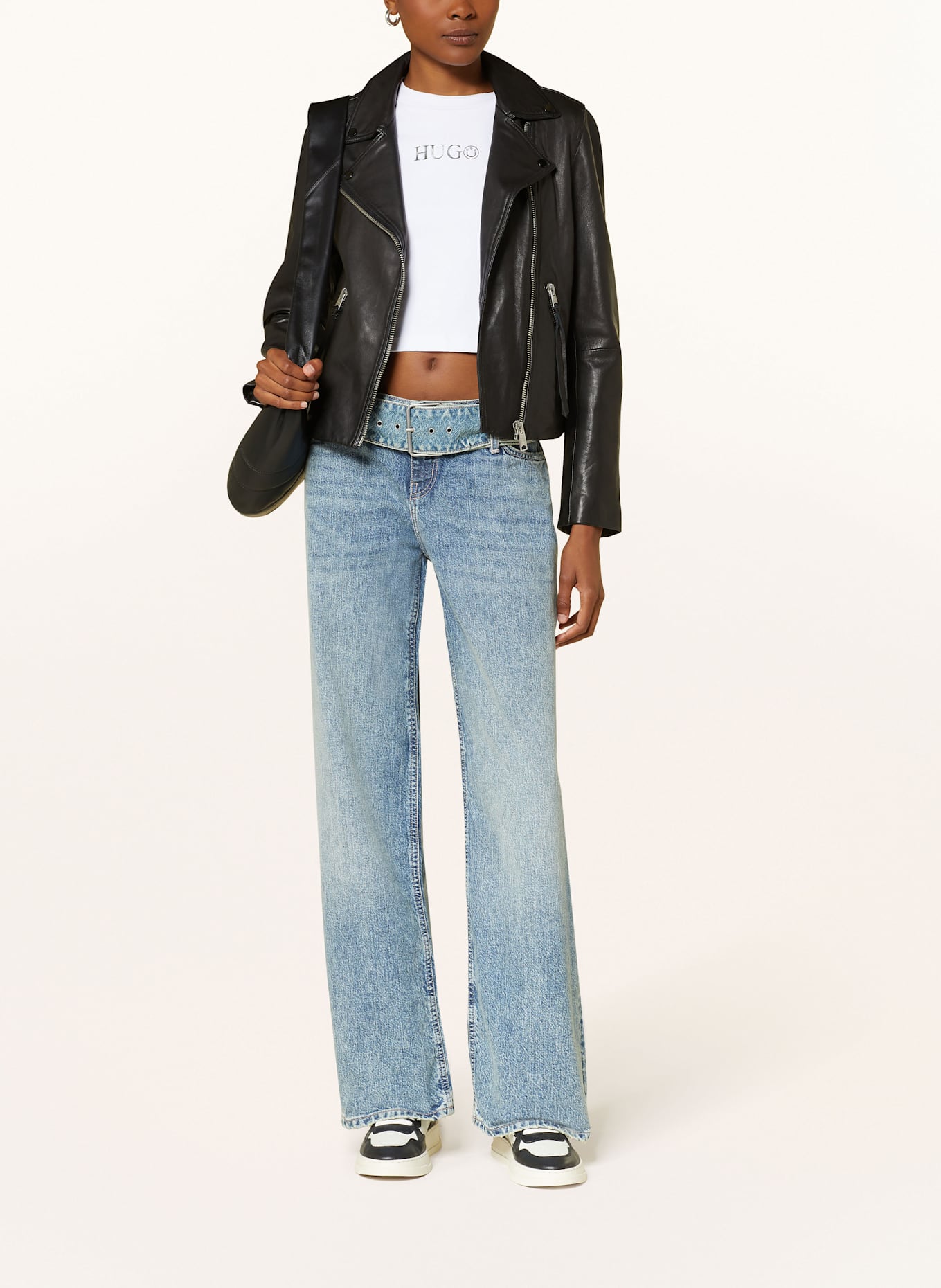 HUGO Straight Jeans GLORY: 436 BRIGHT BLUE