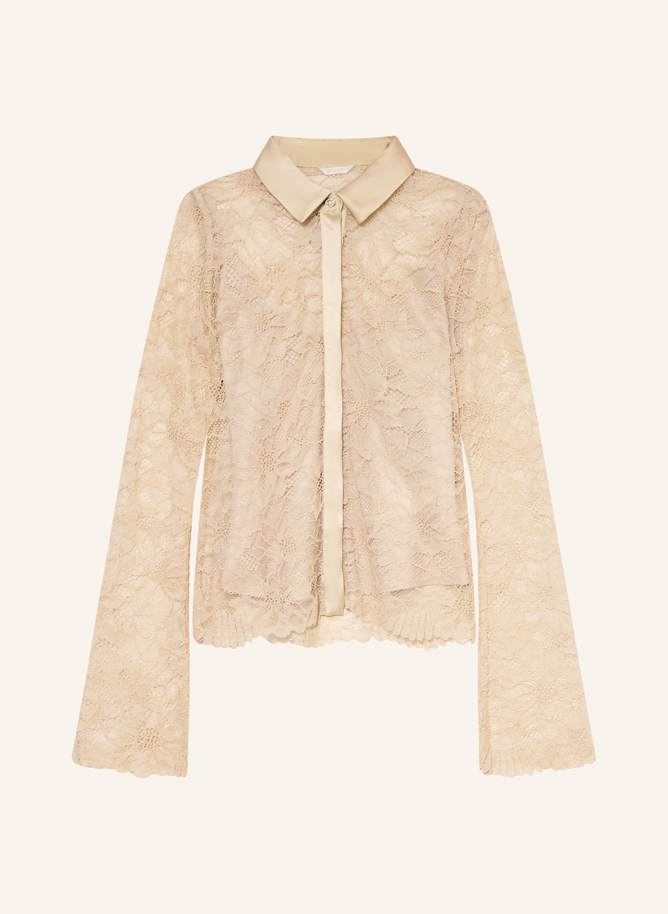 GUESS Spitzenbluse ANTOINETTE: BEIGE