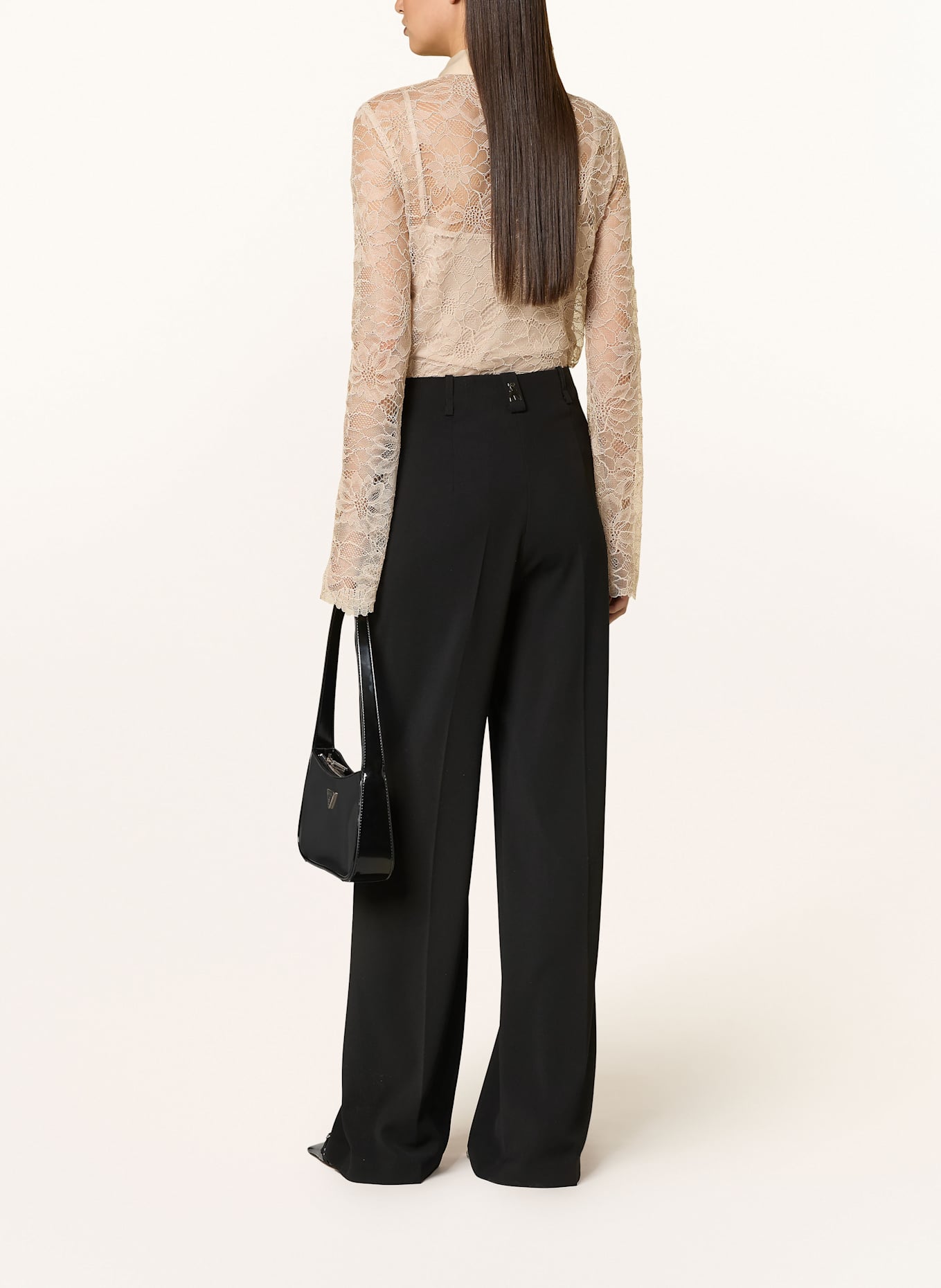GUESS Spitzenbluse ANTOINETTE: BEIGE