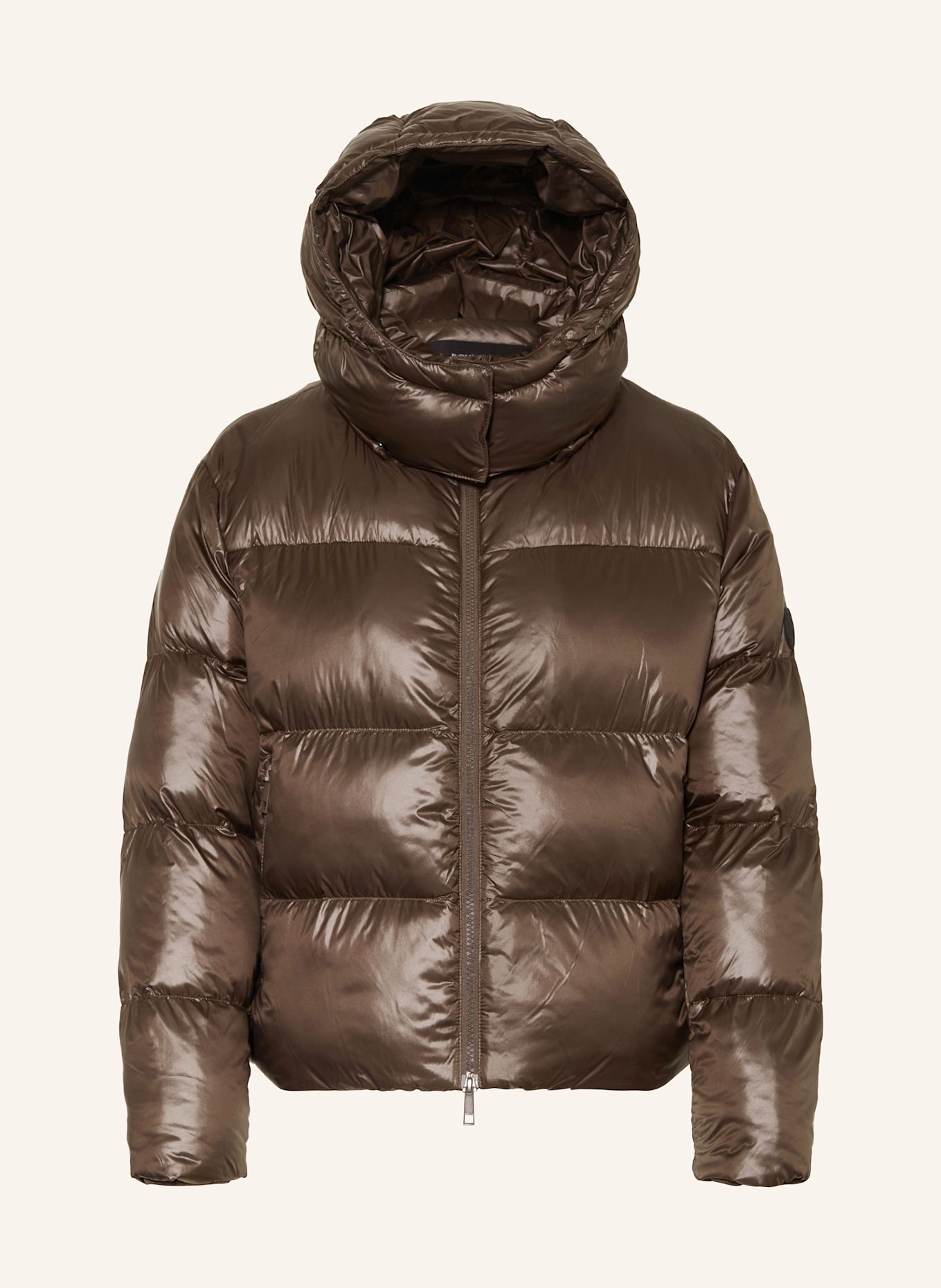 darling harbour Quilted jacket: CHOCO