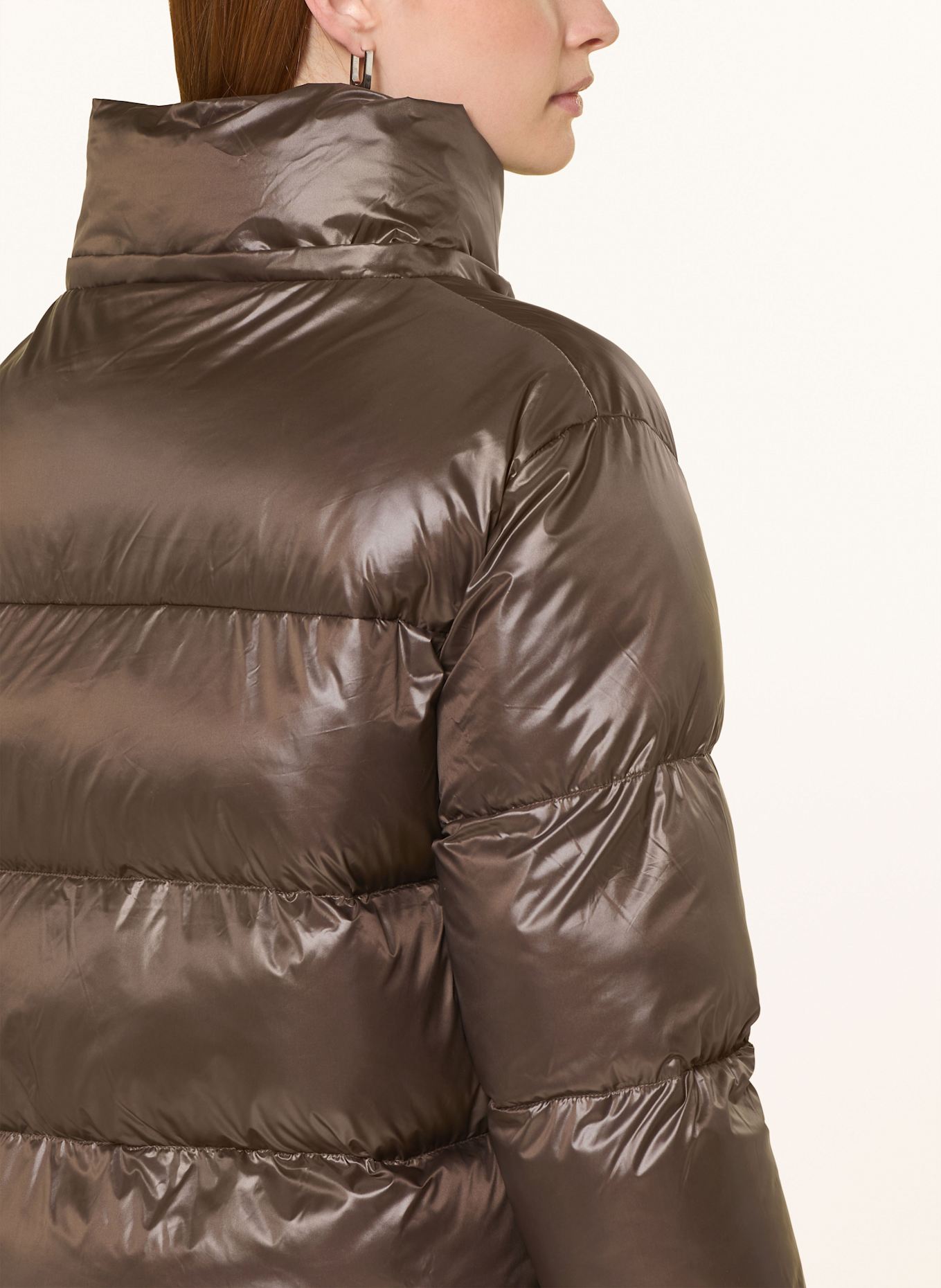 darling harbour Quilted jacket: CHOCO