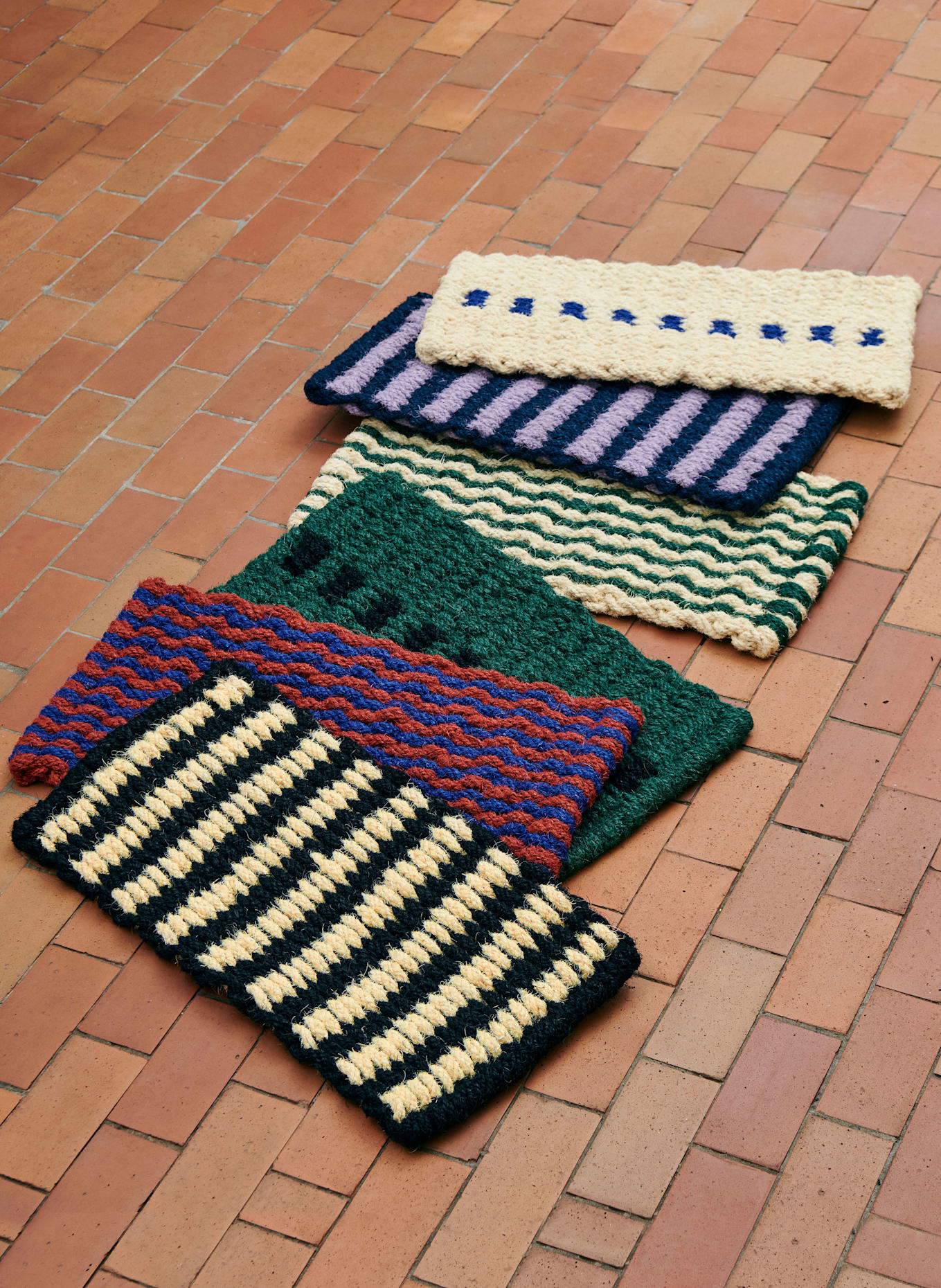 HAY Fußmatte: SCHWARZ / ECRU