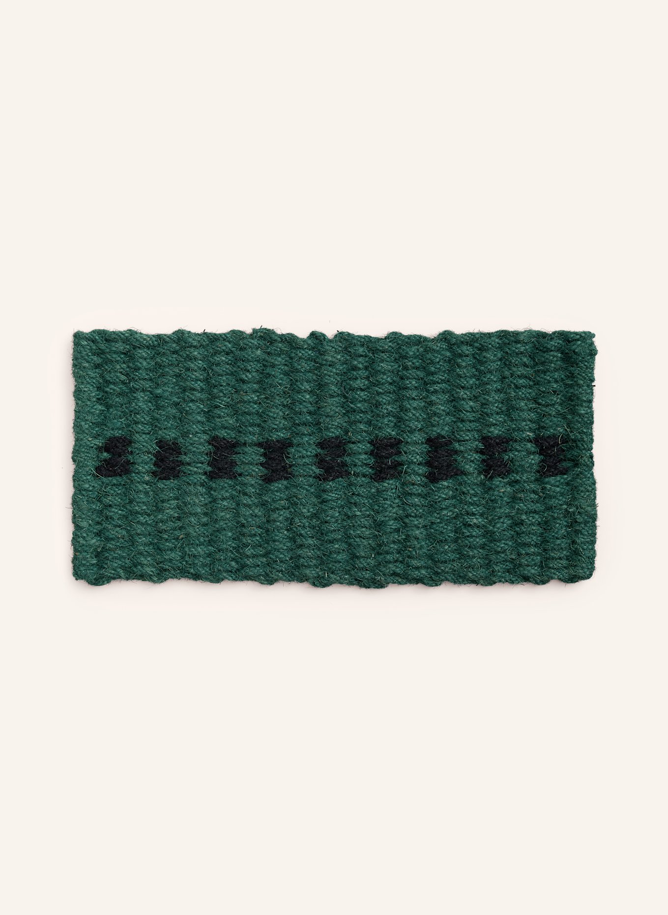 HAY Fußmatte: DUNKELGRÜN / SCHWARZ