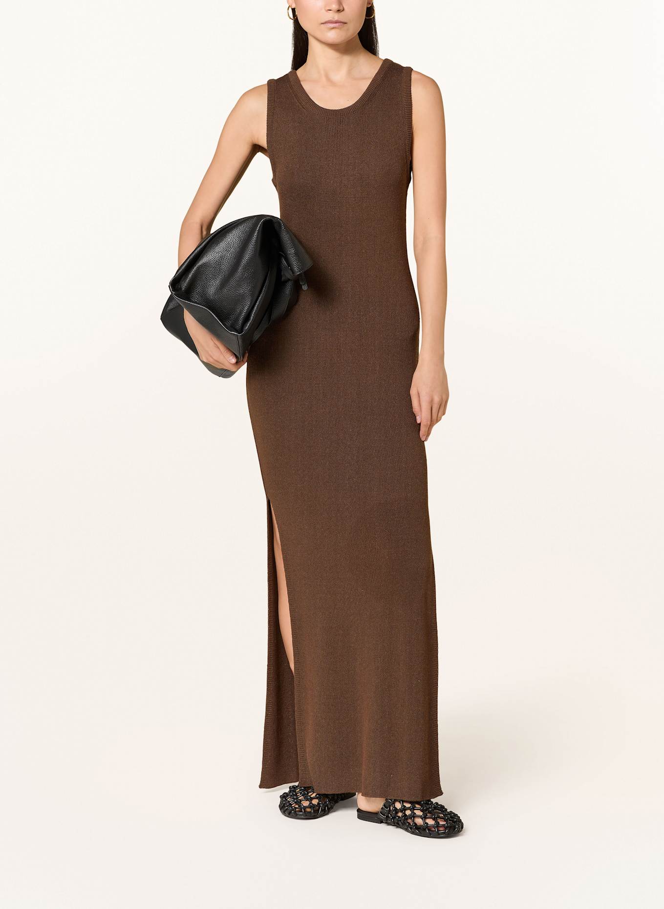 MRS & HUGS Strickkleid: BRAUN