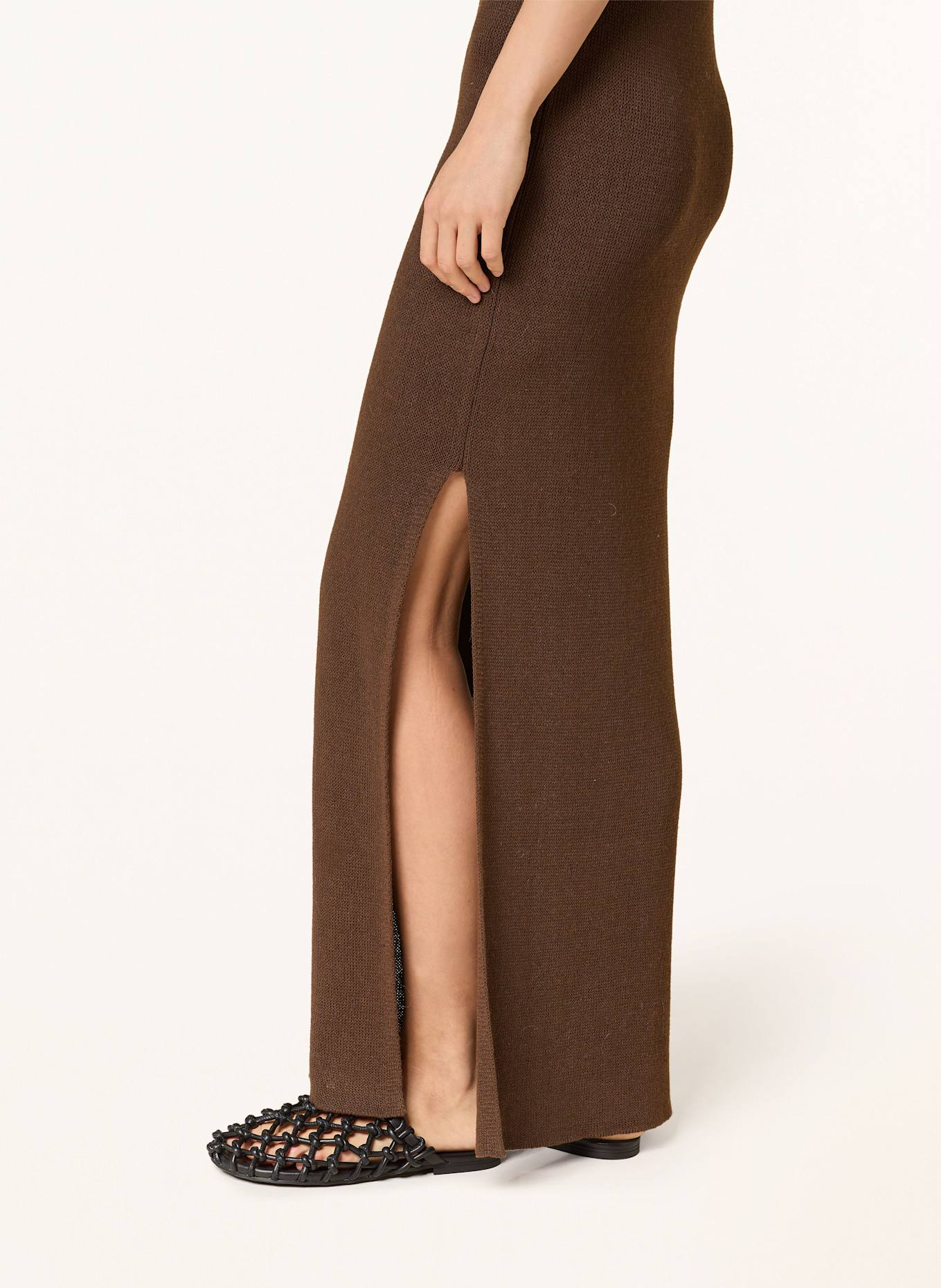 MRS & HUGS Strickkleid: BRAUN