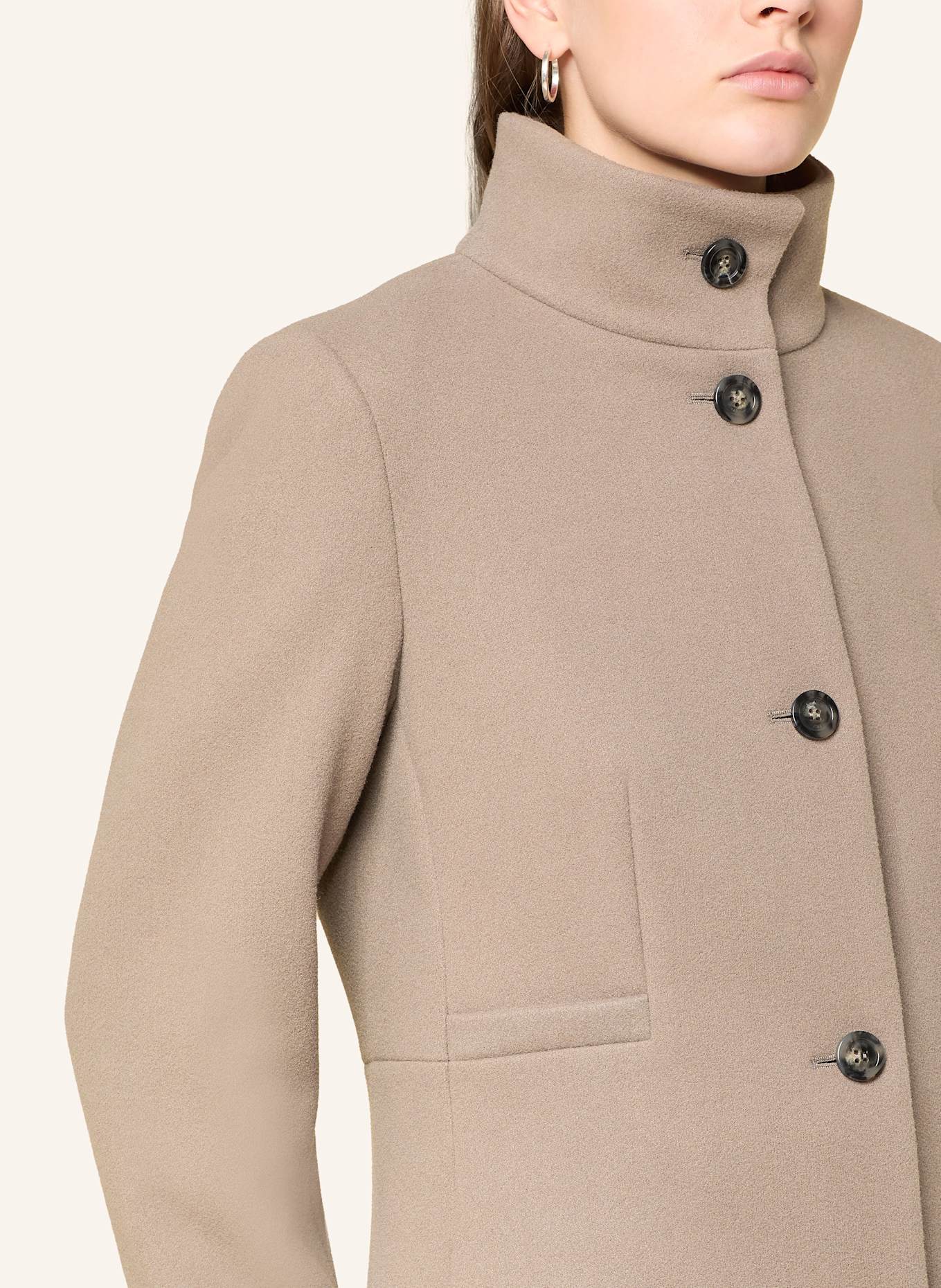 CINQUE Mantel CIMINORA: TAUPE