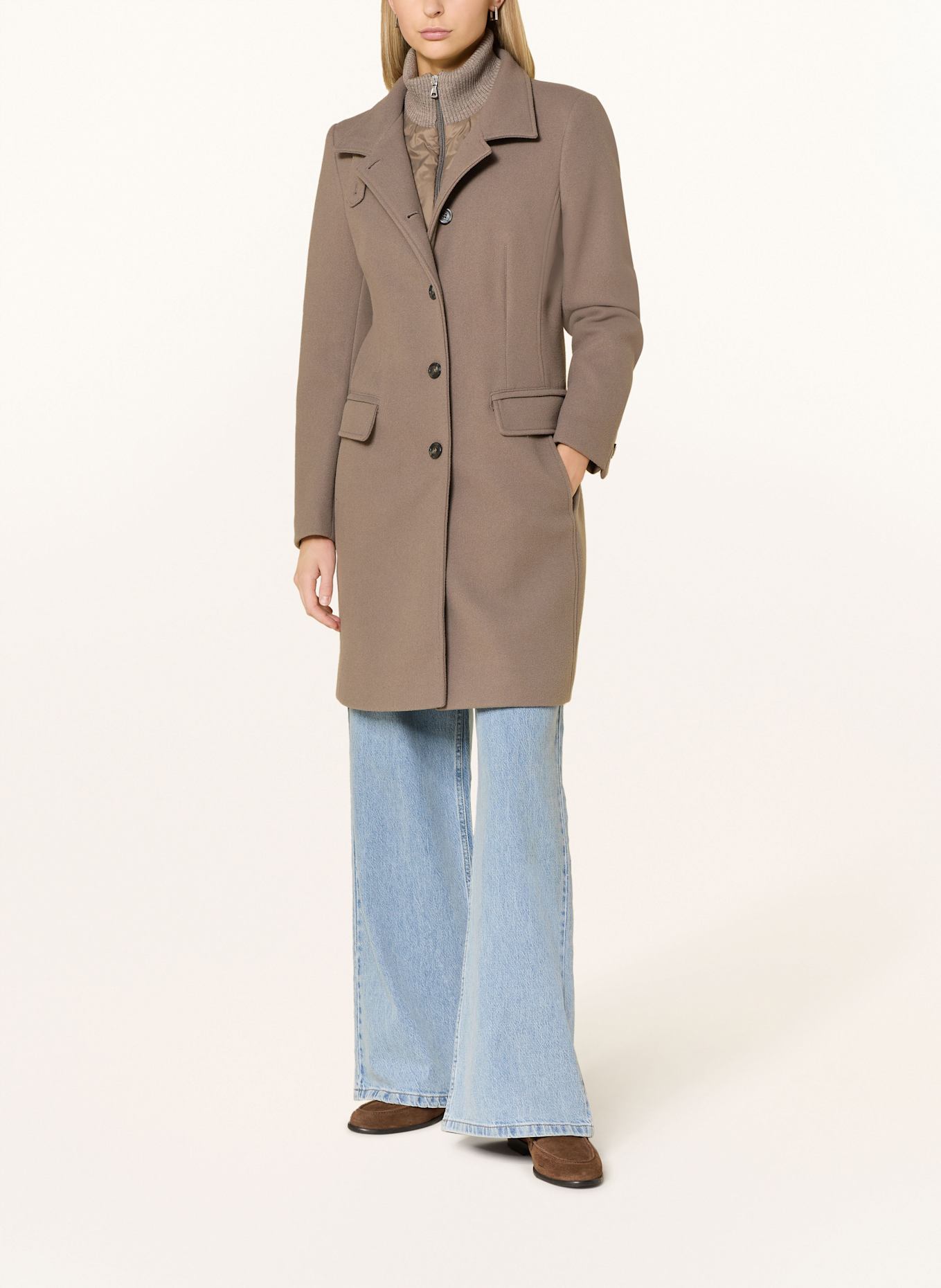 CINQUE Mantel CIASTRO: TAUPE