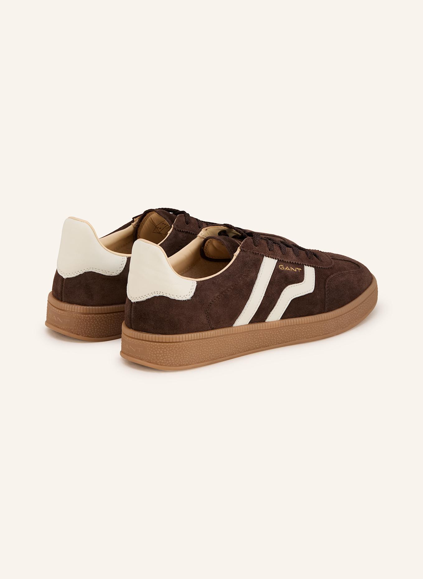 GANT Sneaker CUZIMA: DUNKELBRAUN/ ECRU