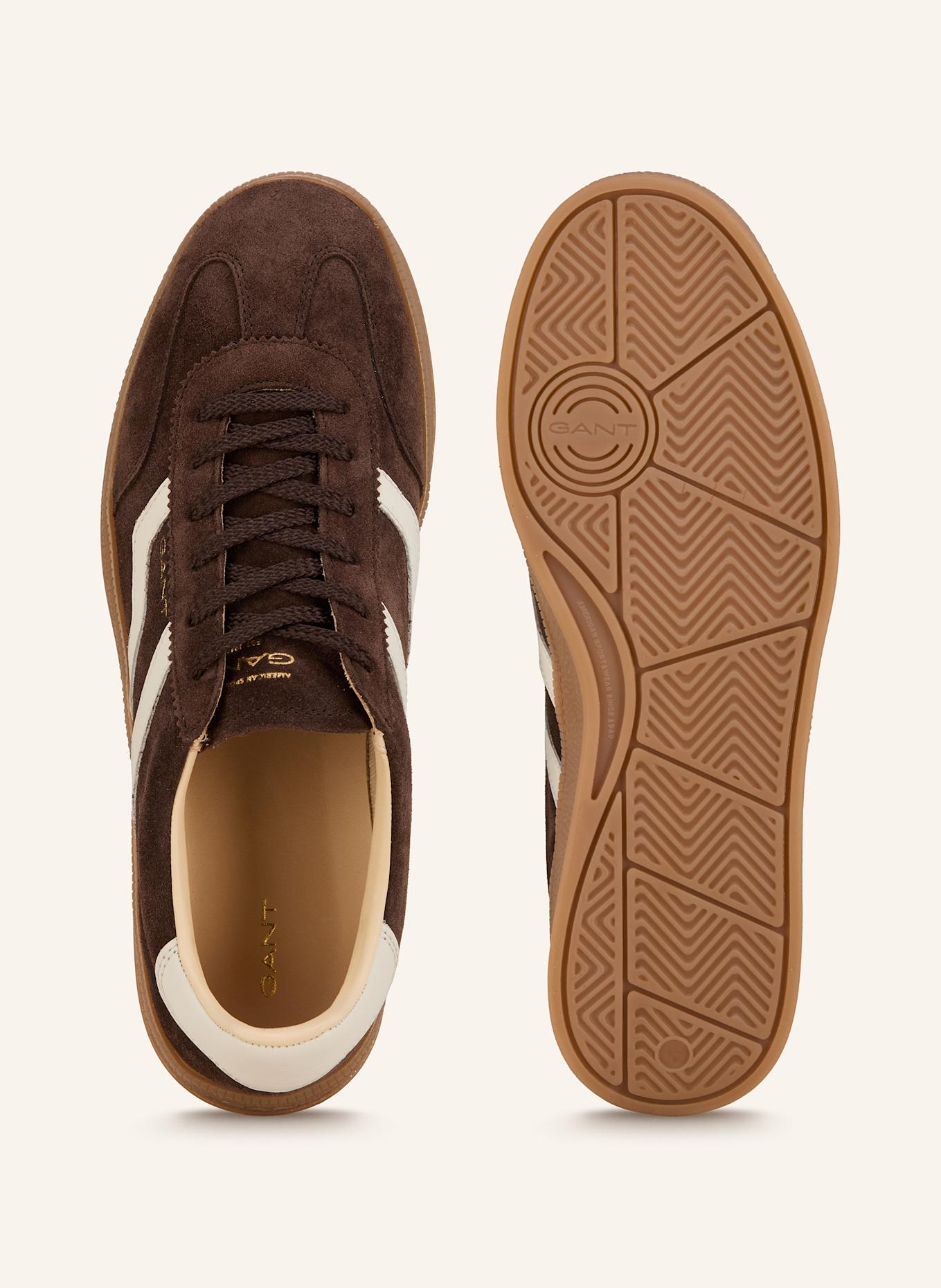GANT Sneaker CUZIMA: DUNKELBRAUN/ ECRU