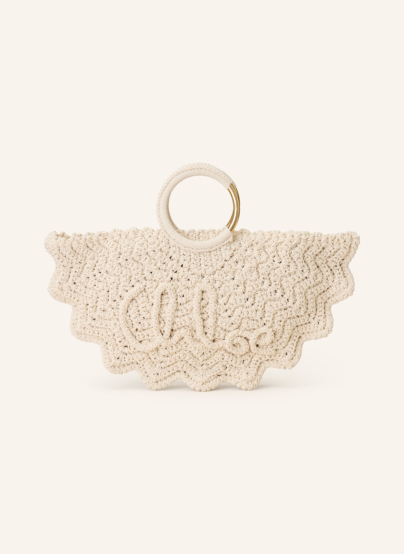 Chloé Handtasche BRACELET PARAVENT: DEEP IVORY