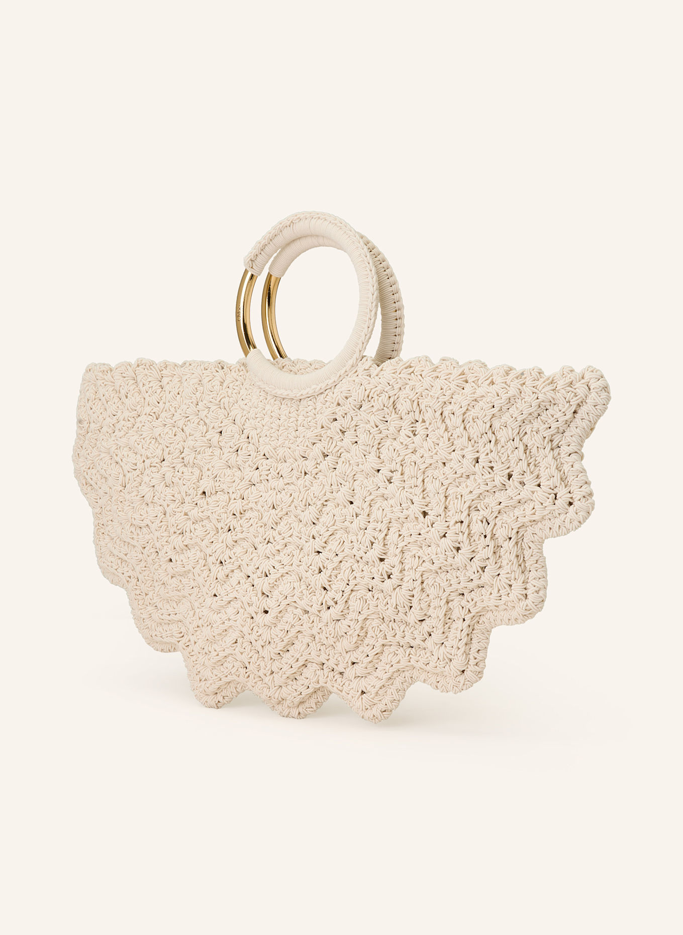 Chloé Handtasche BRACELET PARAVENT: DEEP IVORY