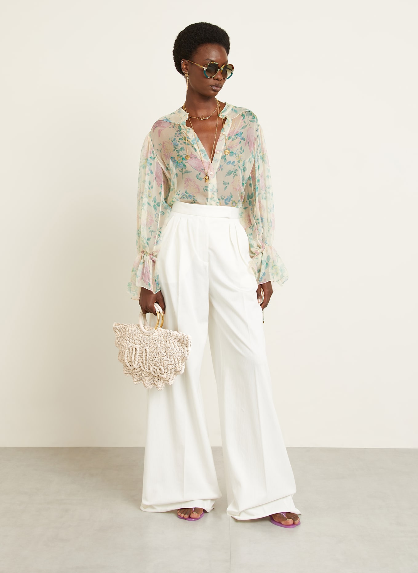 Chloé Handtasche BRACELET PARAVENT: DEEP IVORY