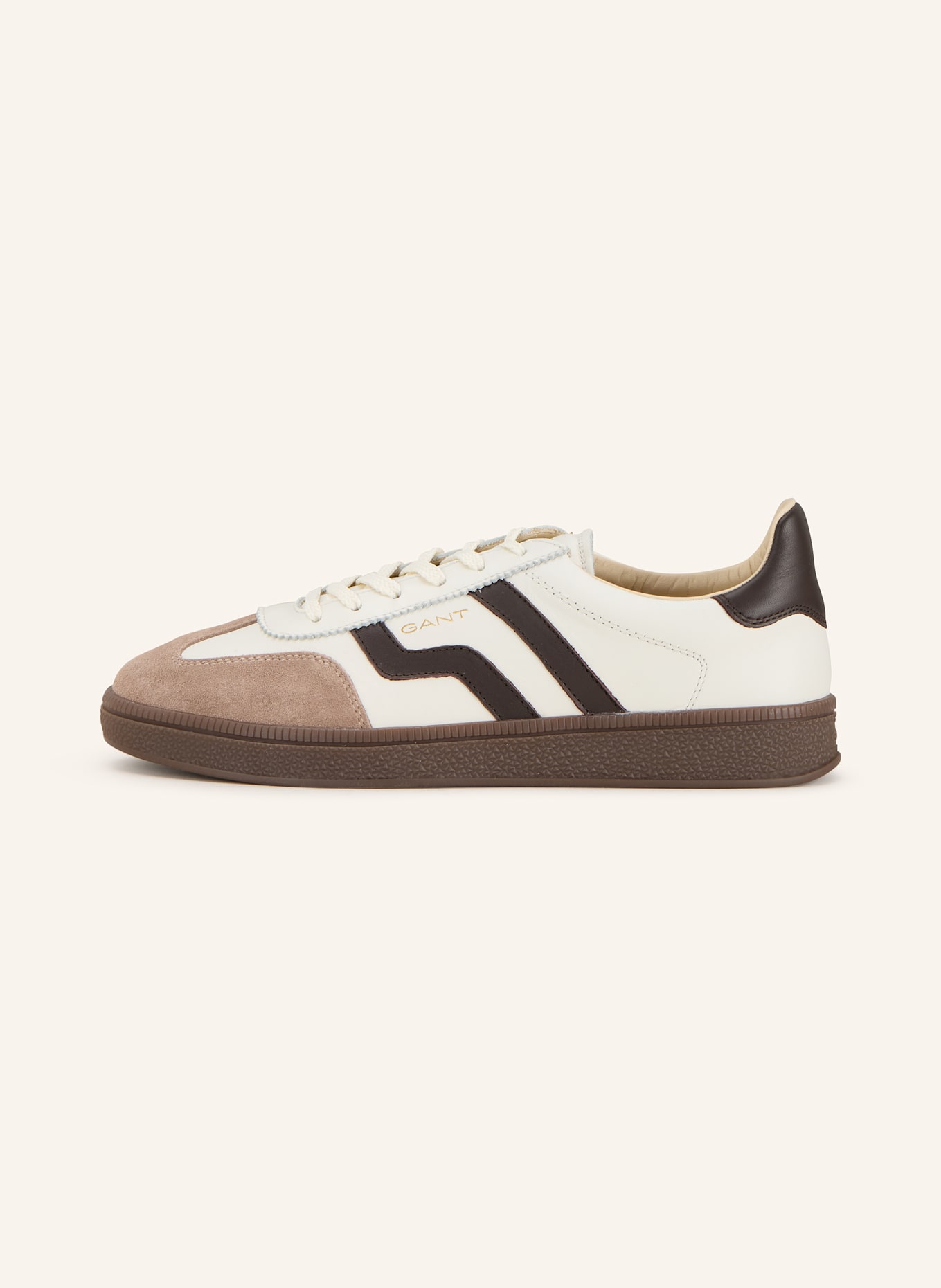 GANT Sneaker CUZIMA: WEISS/ DUNKELBRAUN/ BEIGE