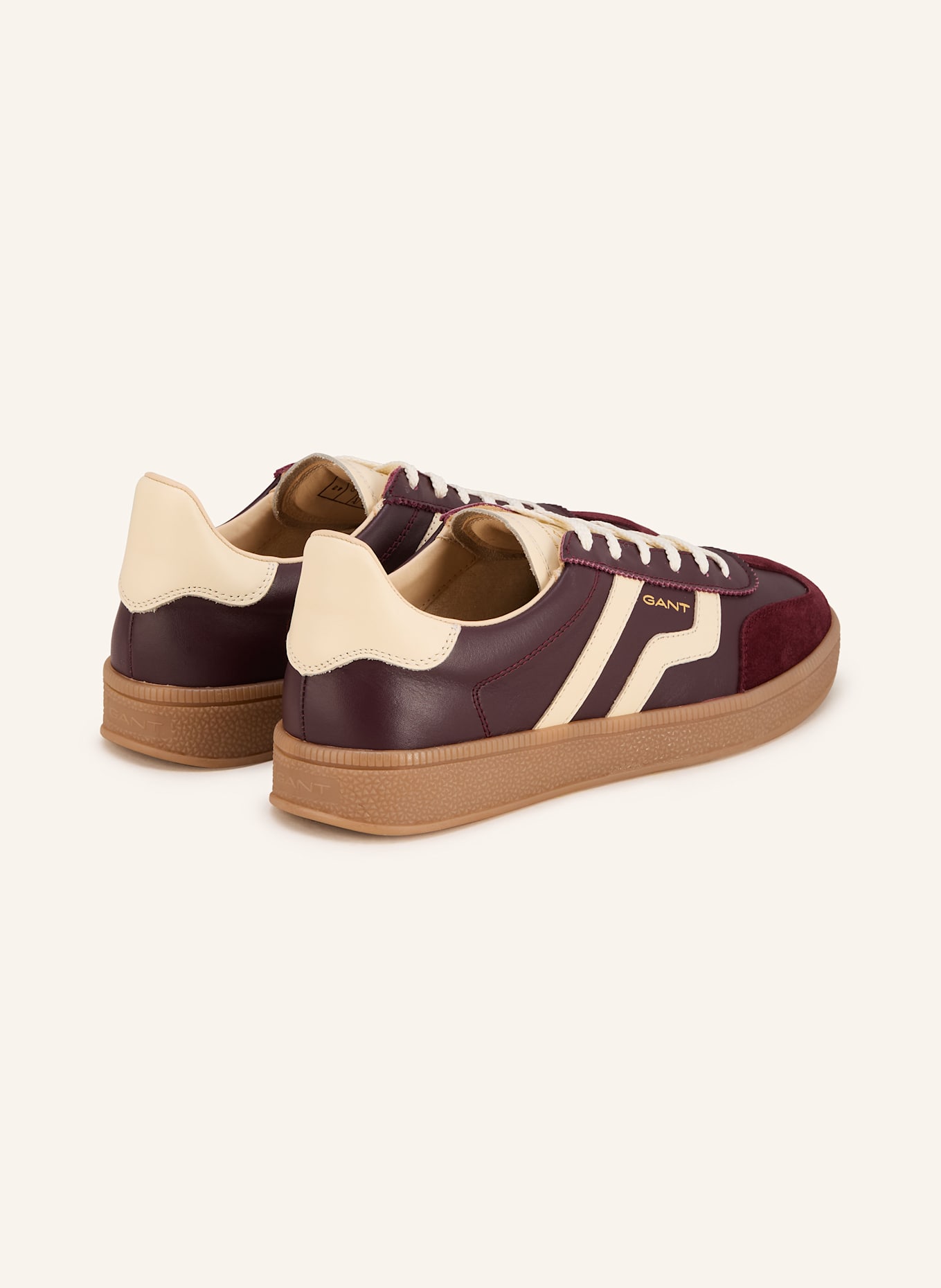 GANT Sneaker CUZIMA: DUNKELROT/ ECRU