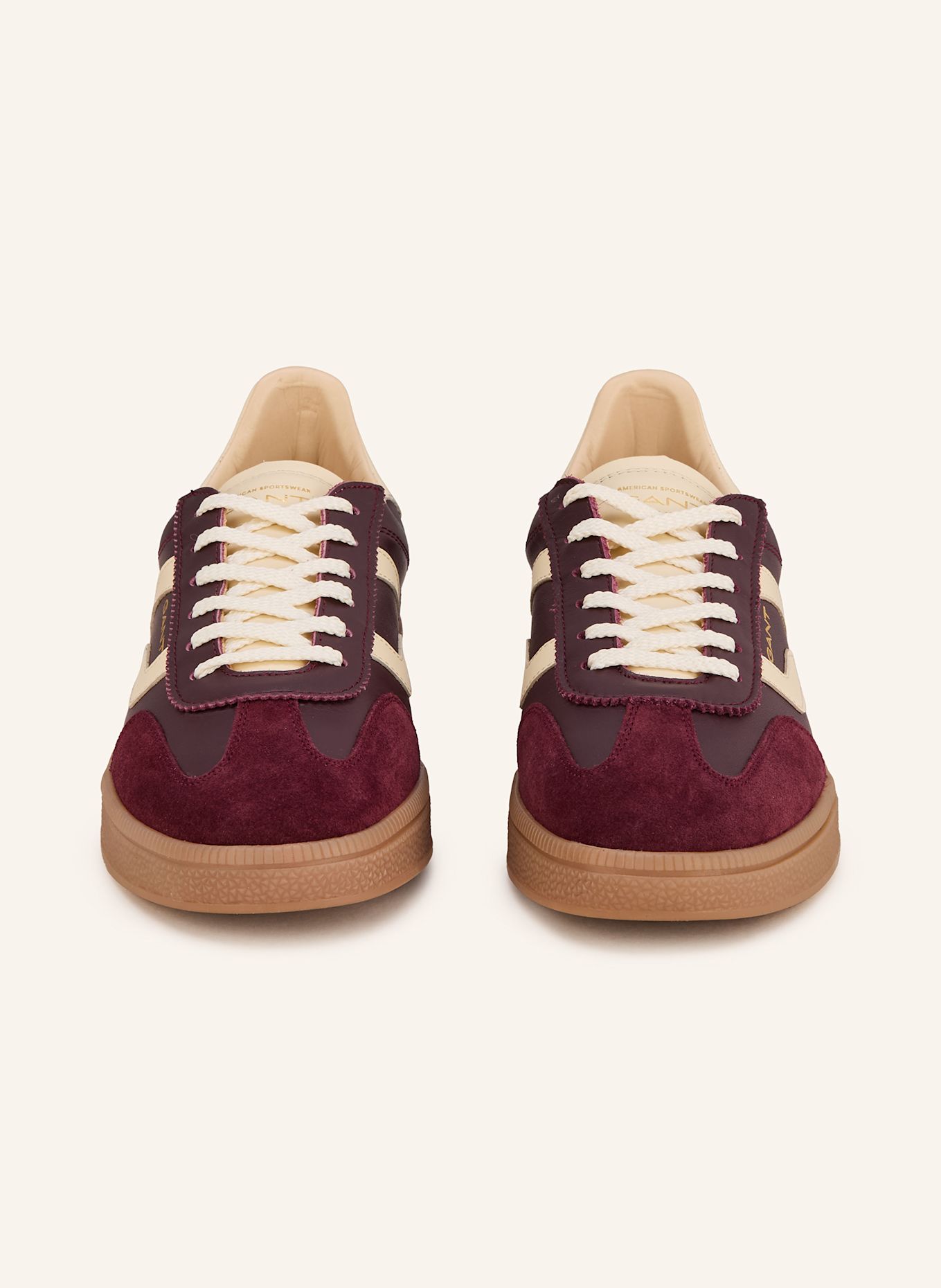 GANT Sneaker CUZIMA: DUNKELROT/ ECRU