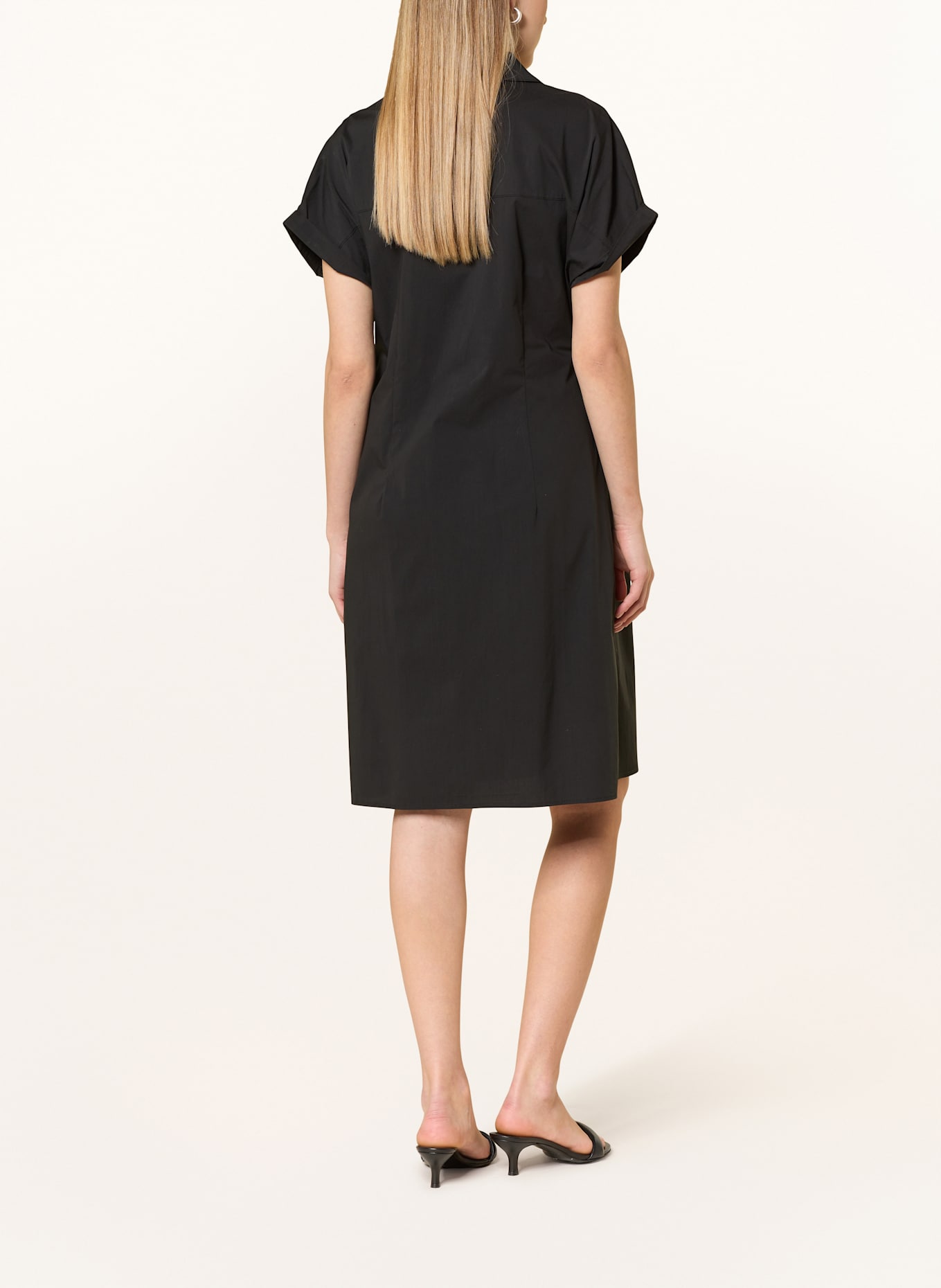 CARTOON Wrap dress: BLACK
